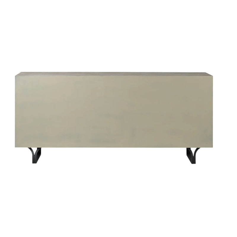 70" Light Brown Solid Wood Nine Drawer Sideboard Homeroots Kitchen & Dining