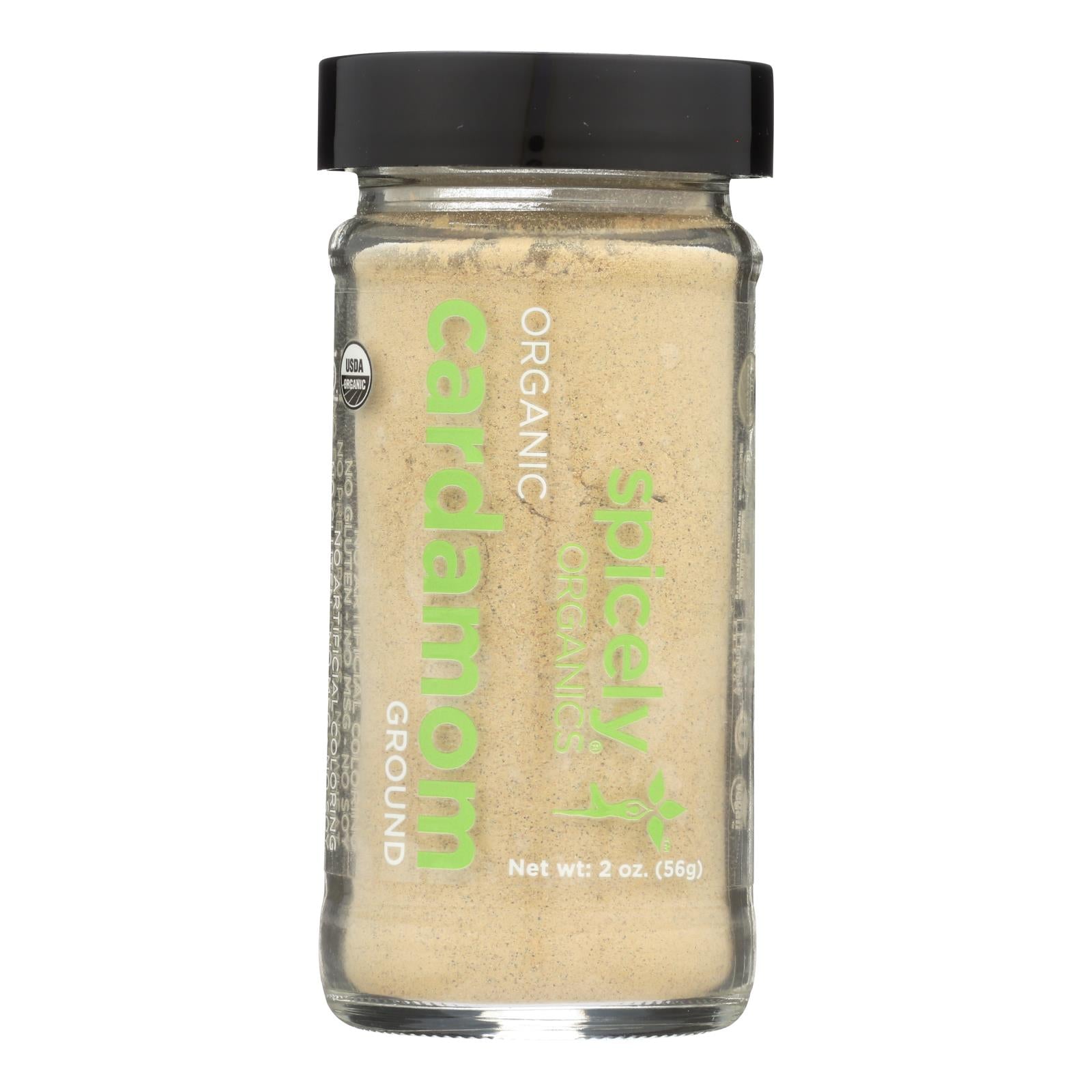 Spicely Organics - Organic Cardamom - Ground - Case Of 3 - 2 Oz. - GreatEagleInc