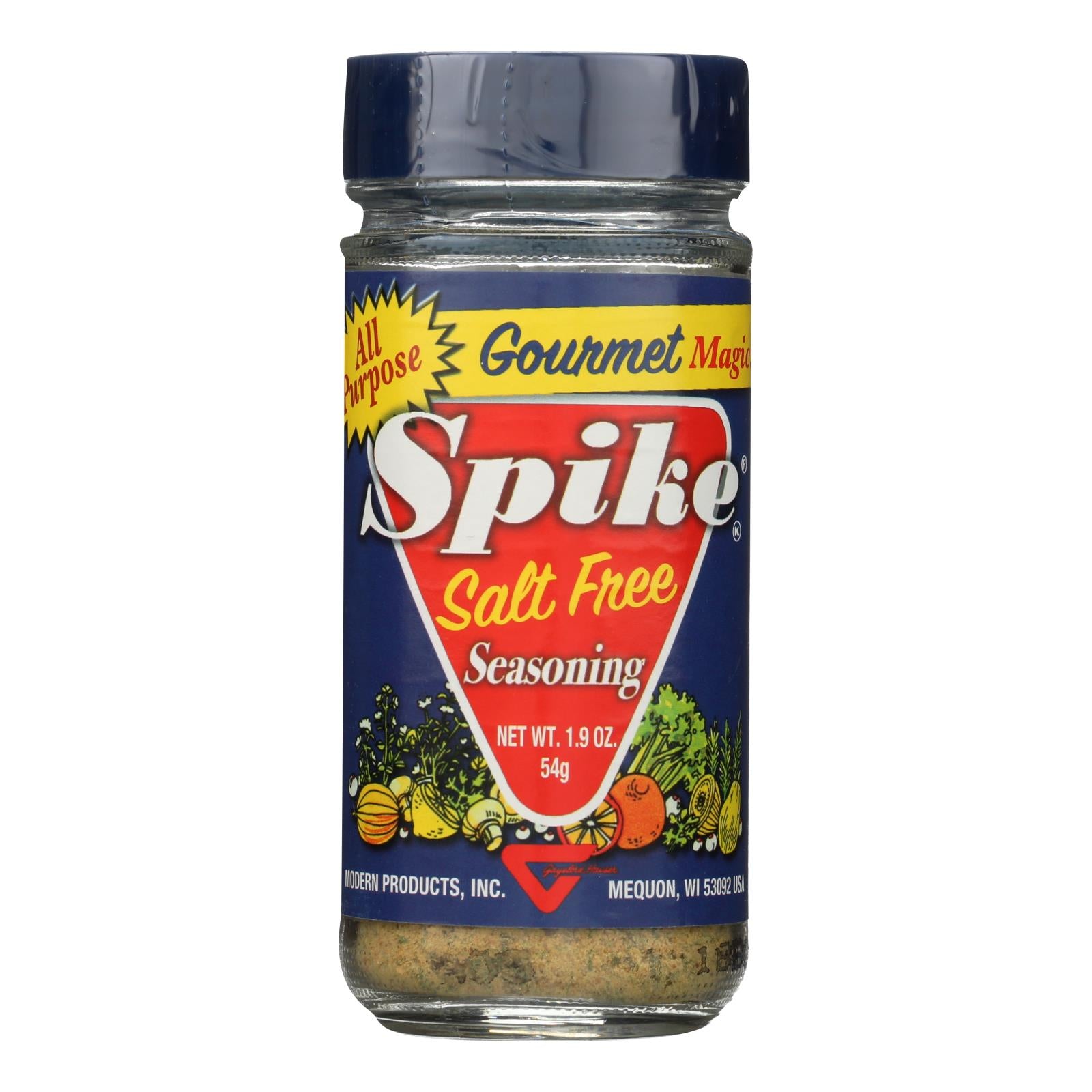 Modern Products Spike Gourmet Natural Seasoning - Salt Free Magic - 1.9 Oz - Case Of 6 - GreatEagleInc