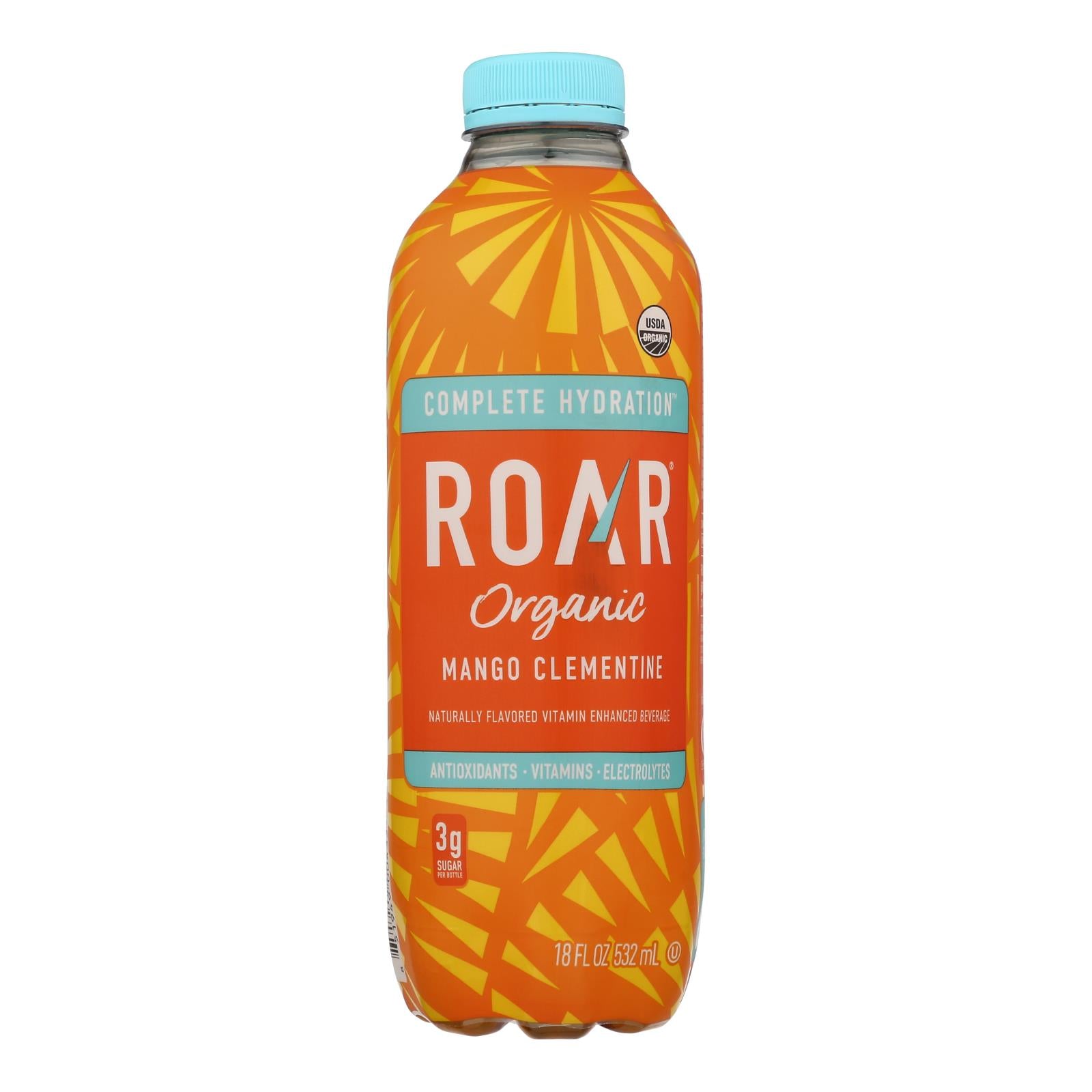 Roar Organic - Water Mango Cleminine - Case Of 12-18 Fz - GreatEagleInc
