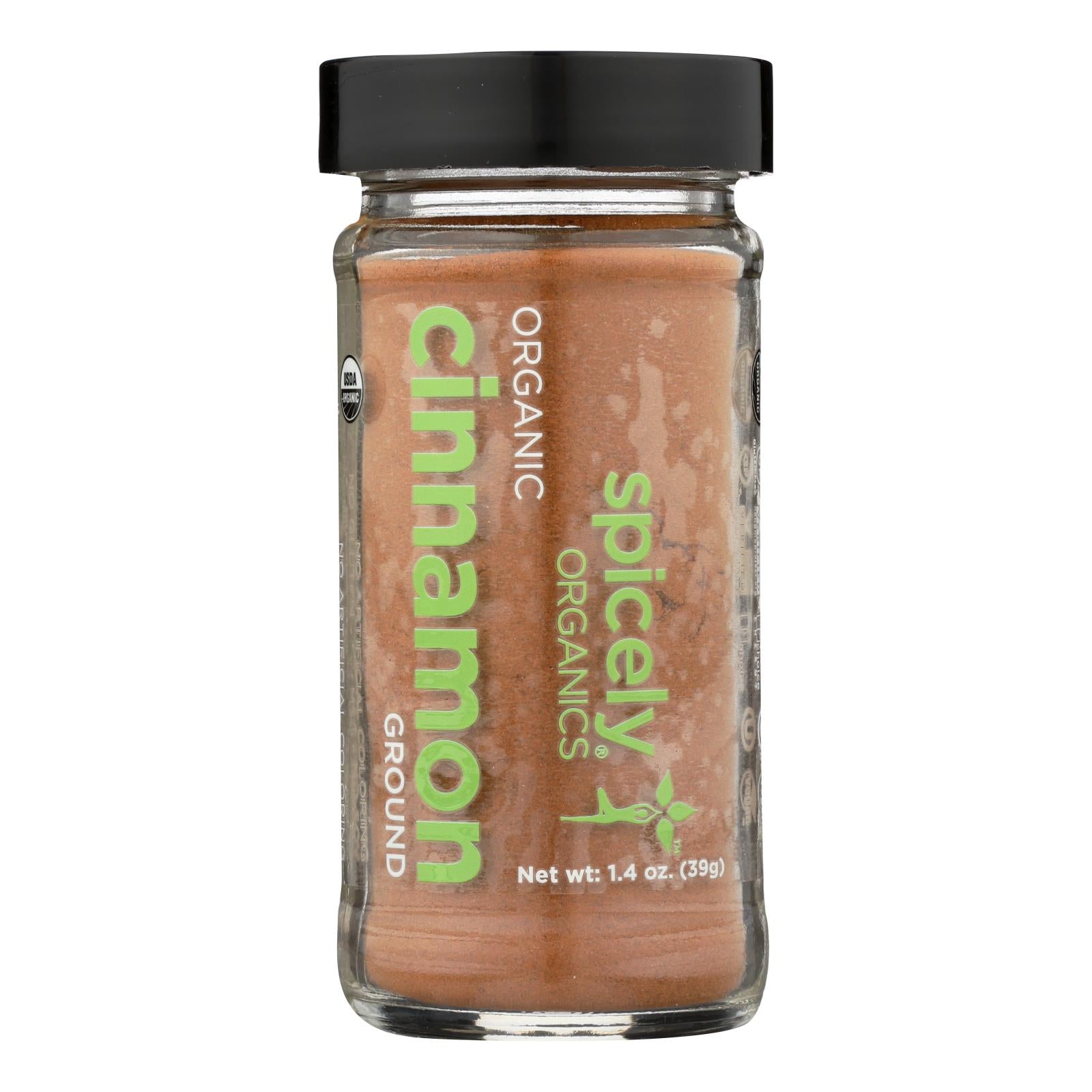Spicely Organics - Organic Cinnamon - Ground - Case Of 3 - 1.4 Oz. - GreatEagleInc