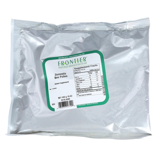 Frontier Herb Bee Pollen Domestice - Single Bulk Item - 1lb - Eco-Friendly Home & Grocery