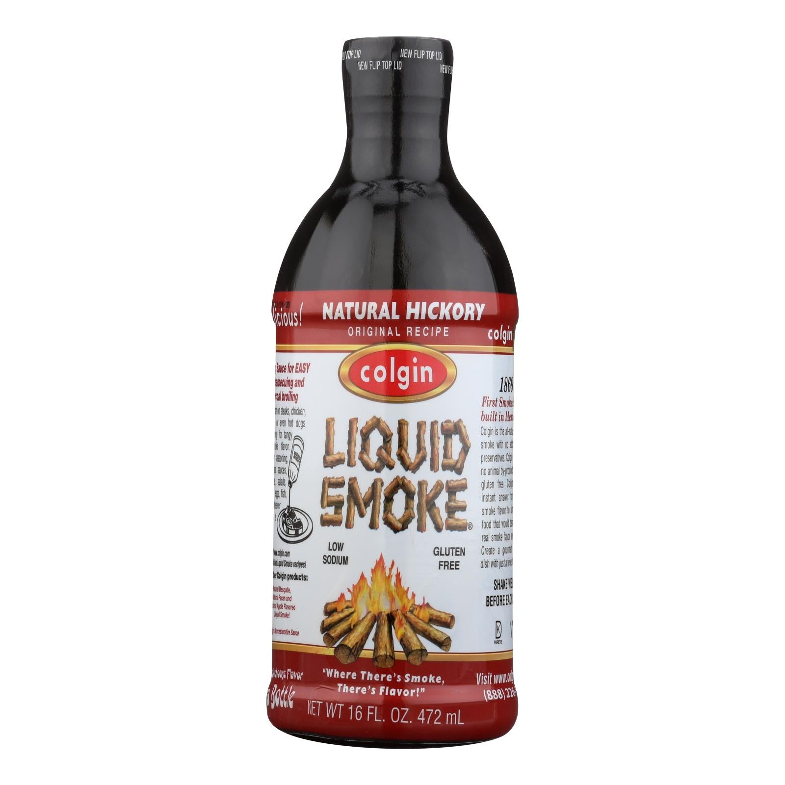 Colgin Liquid Smoke - Hickory - Case Of 6 - 16 Fl Oz - GreatEagleInc