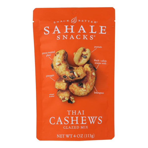 Sahale Snacks Cashews - Thai - Case Of 6 - 4 Oz. - Eco-Friendly Home & Grocery
