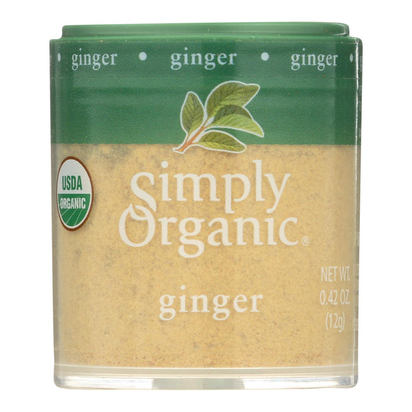 Simply Organic Ginger Root - Organic - Ground - .42 Oz - Case Of 6 - GreatEagleInc