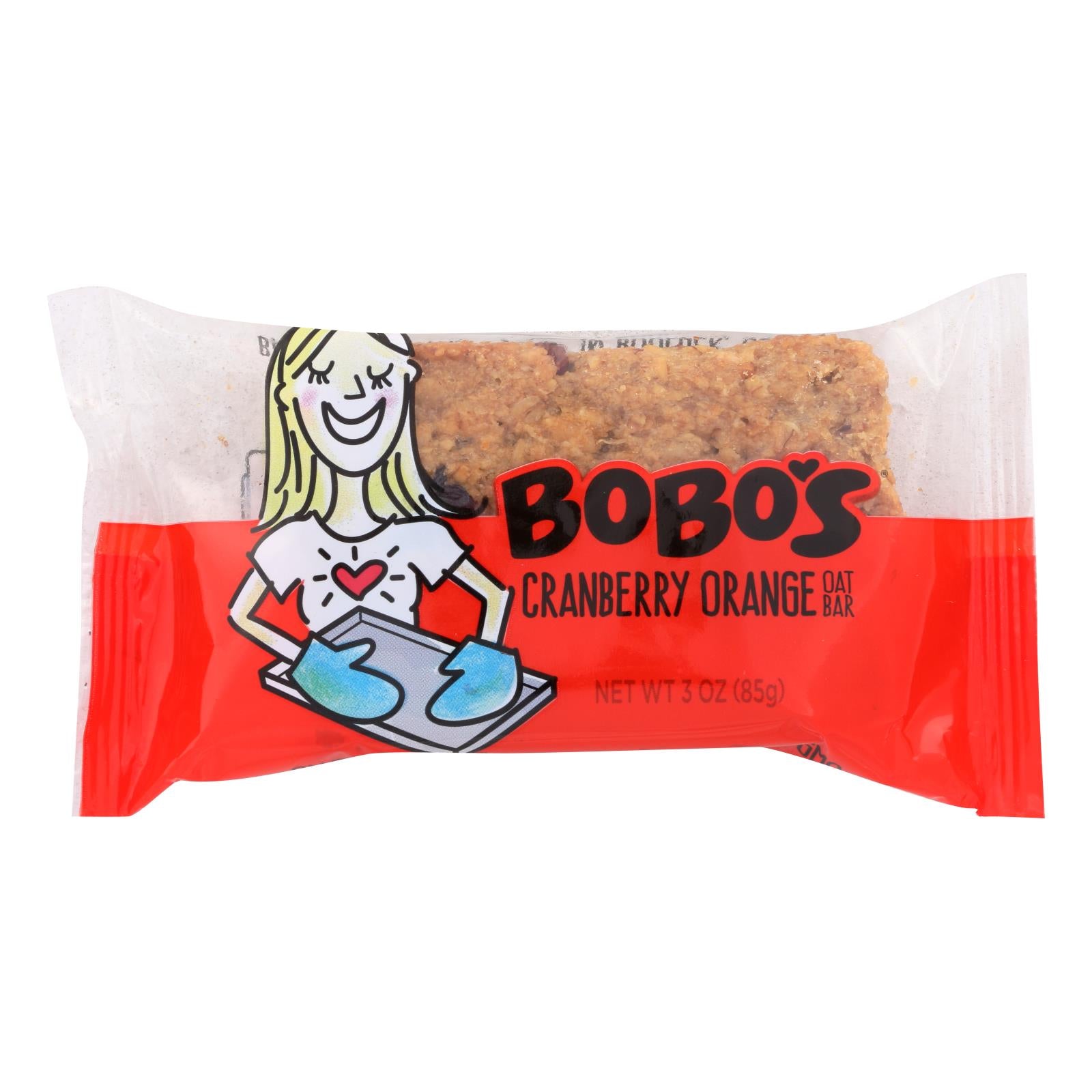 Bobo's Oat Bars - All Natural - Cranberry Orange - 3 Oz Bars - Case Of 12 - Eco-Friendly Home & Grocery