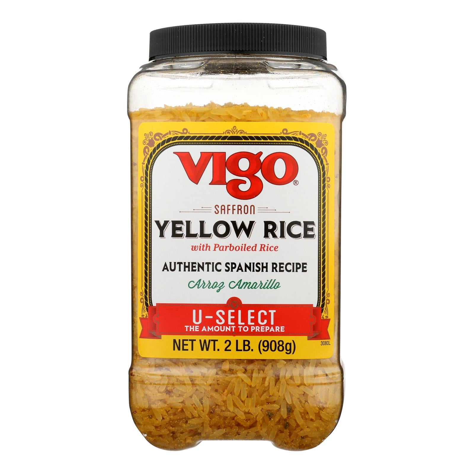 Vigo Yellow Rice - U-selct - Case Of 4 - 2 Lb. - GreatEagleInc