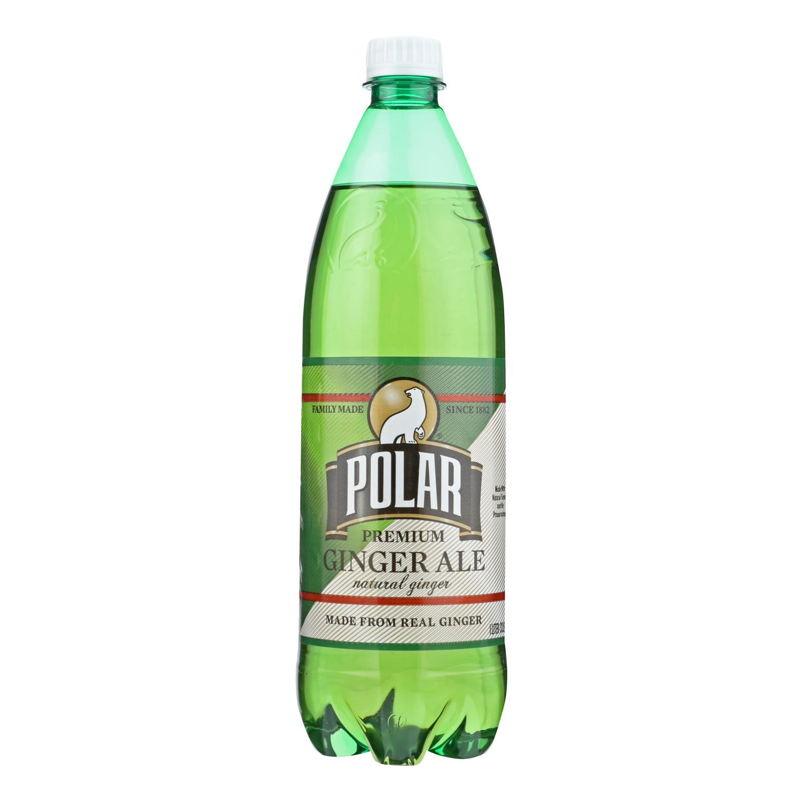 Polar Beverages Gingerale - Case Of 12 - 33.8 Fl Oz - Eco-Friendly Home & Grocery