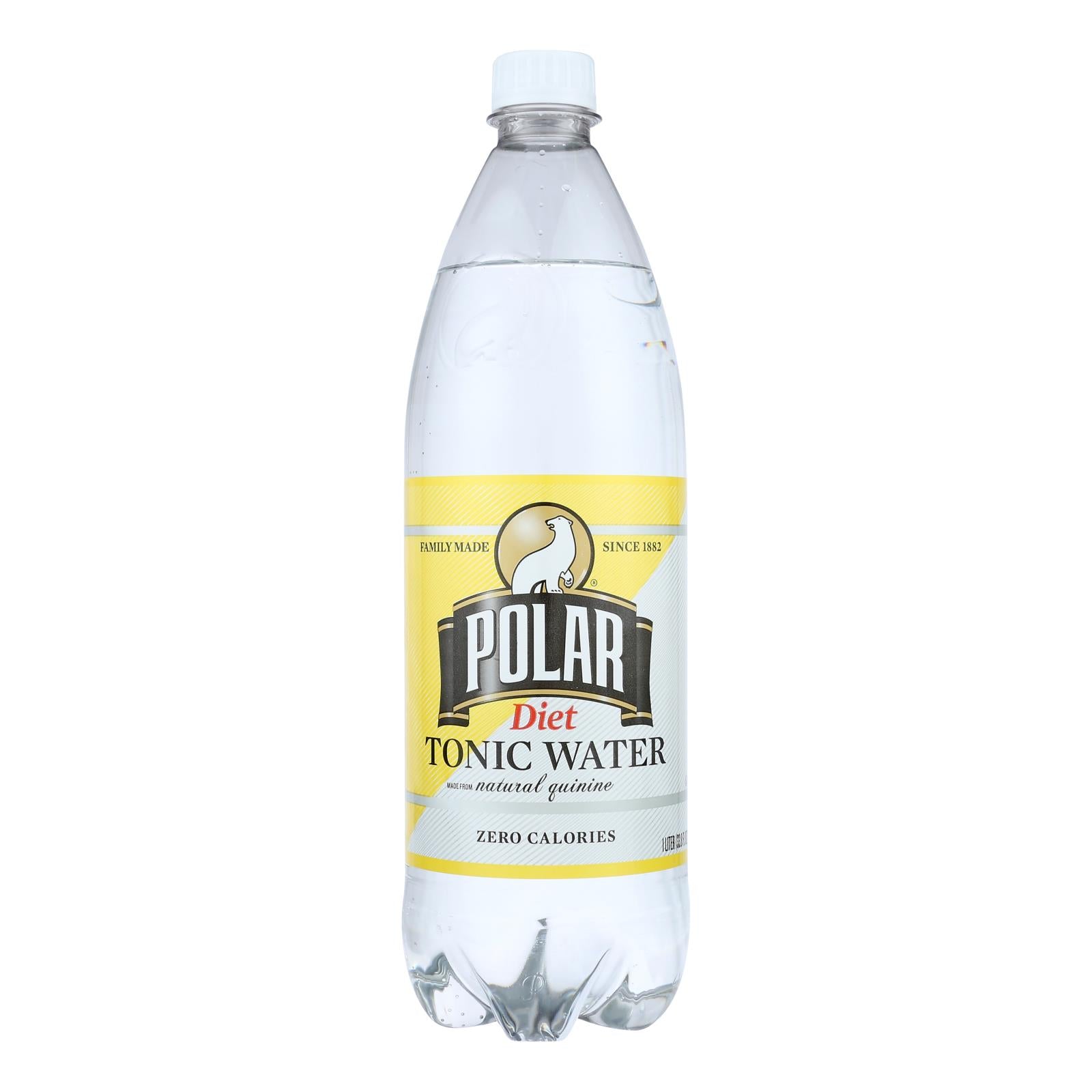Polar Beverages Tonic - Diet - Case Of 12 - 33.8 Fl Oz - GreatEagleInc