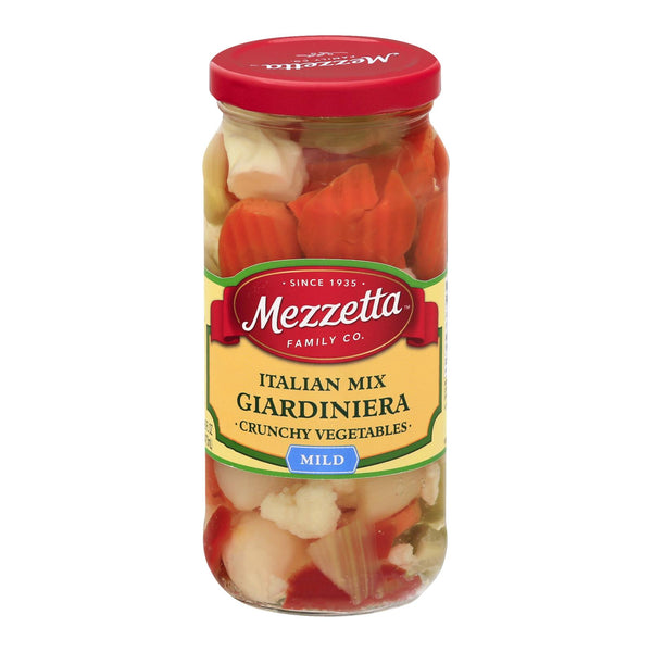 Mezzetta Italian Mix Giardiniera - Case Of 6 - 16 Oz. - GreatEagleInc
