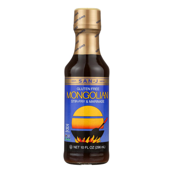 San - J Cooking Sauce - Mongolian - Case Of 6 - 10 Fl Oz. - GreatEagleInc