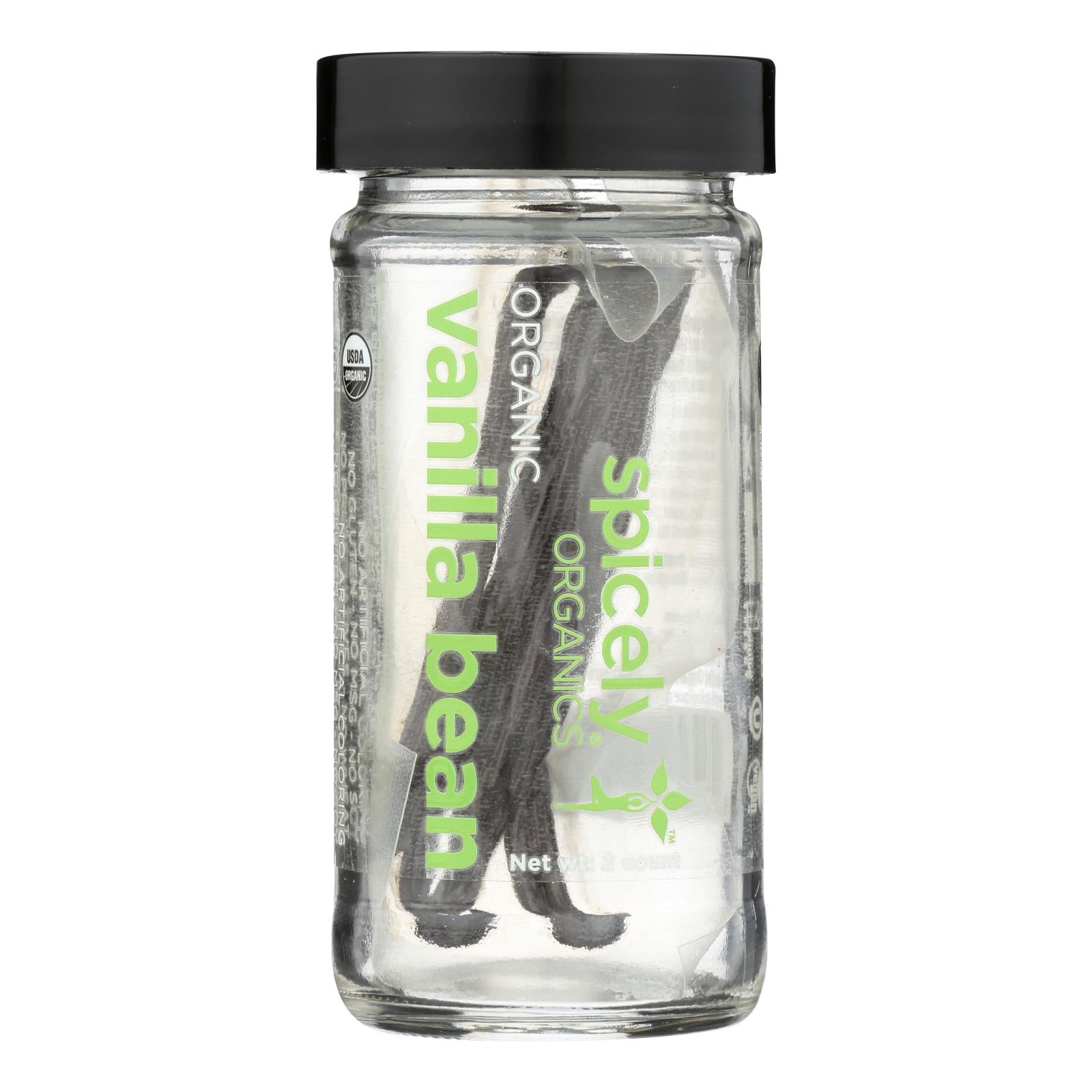 Spicely Organics - Organic Vanilla Bean - Case Of 3 - 2 Count - GreatEagleInc