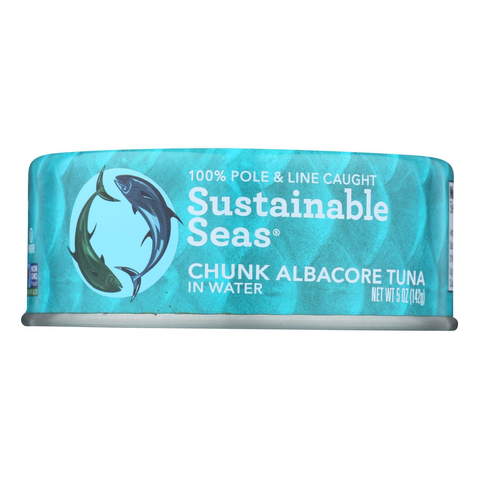 Sustainable Seas - Tuna Albcore Chnk In H2o - Case Of 12 - 5 Oz - GreatEagleInc