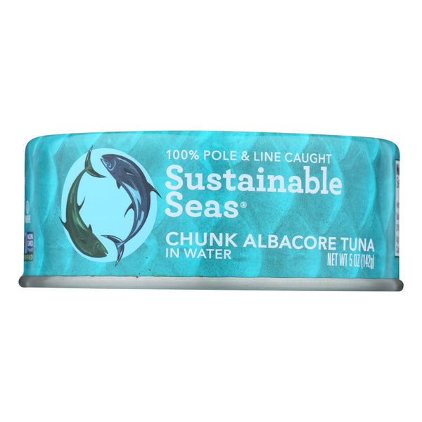 Sustainable Seas - Tuna Albcore Chnk In H2o - Case Of 12 - 5 Oz - GreatEagleInc