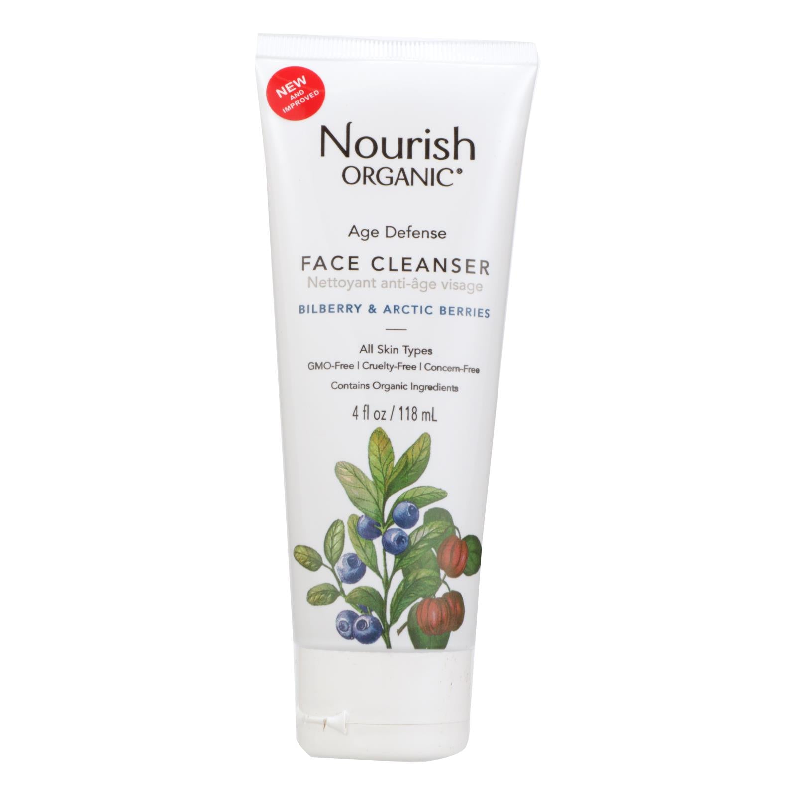 Nourish - Face Cleaner Age Dfns - 1 Each - 4 Fz - GreatEagleInc