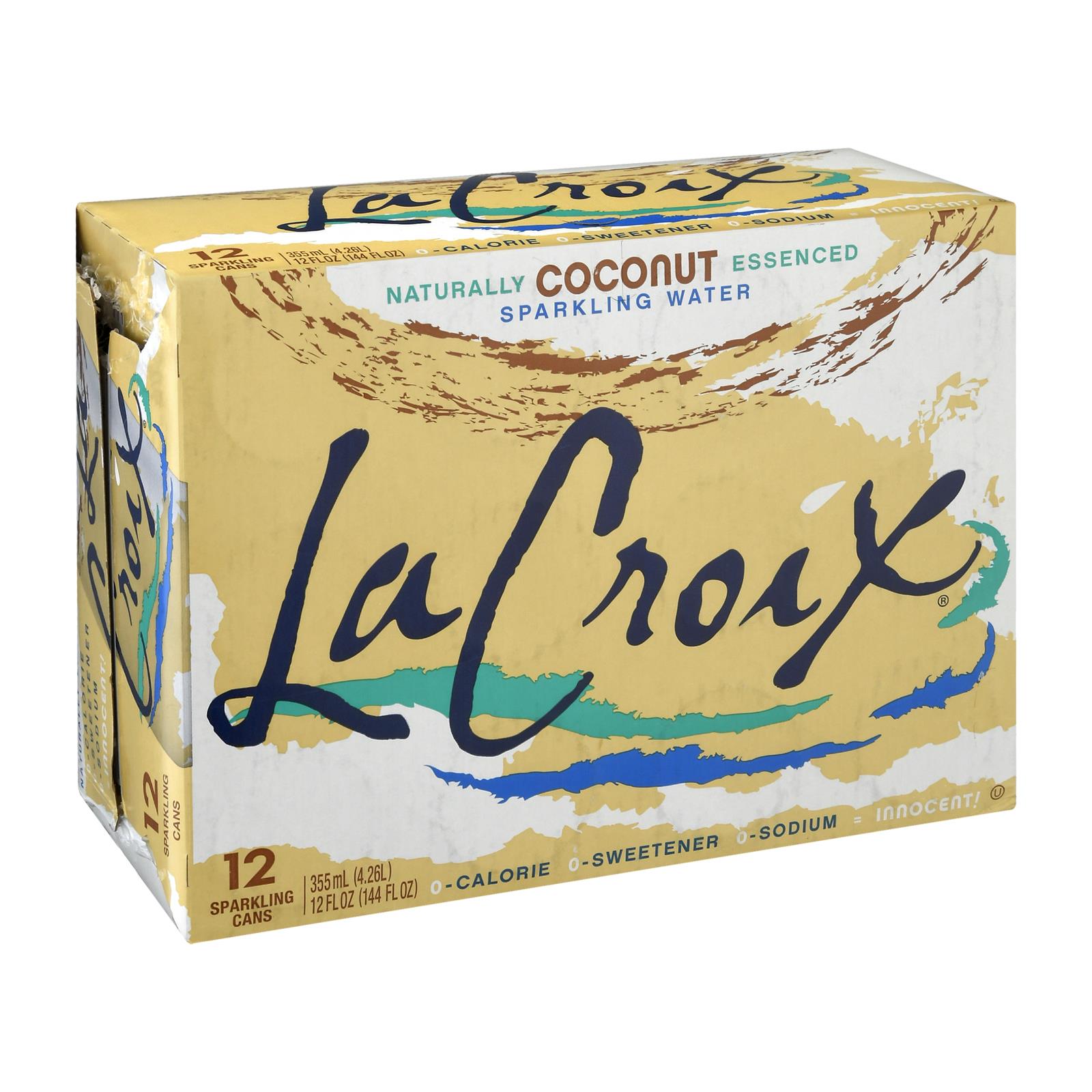 Lacroix Sparkling Water - Coconut - Case Of 2 - 12 Fl Oz. - GreatEagleInc