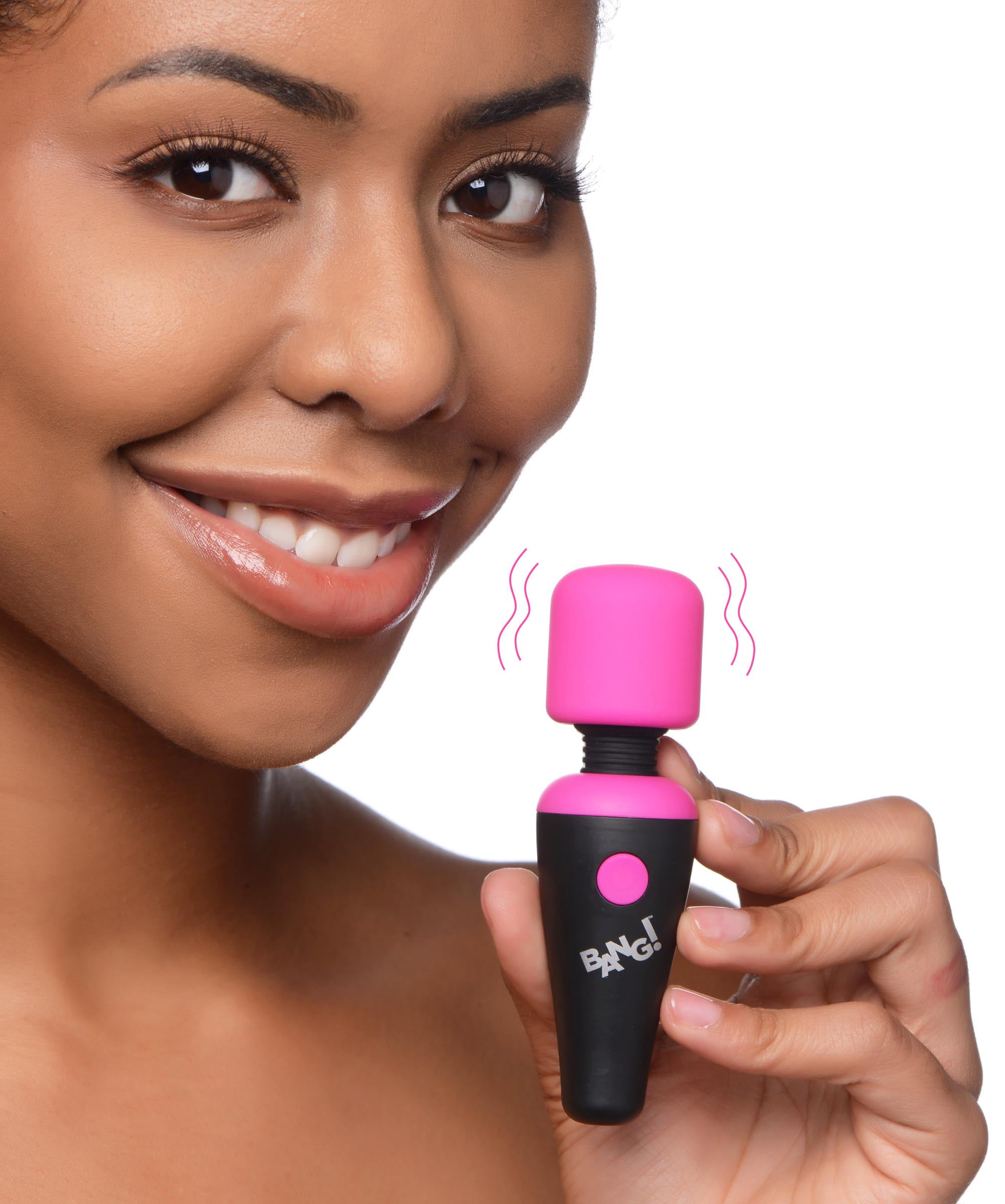 Bang - 10x Vibrating Mini Silicone Wand - GreatEagleInc