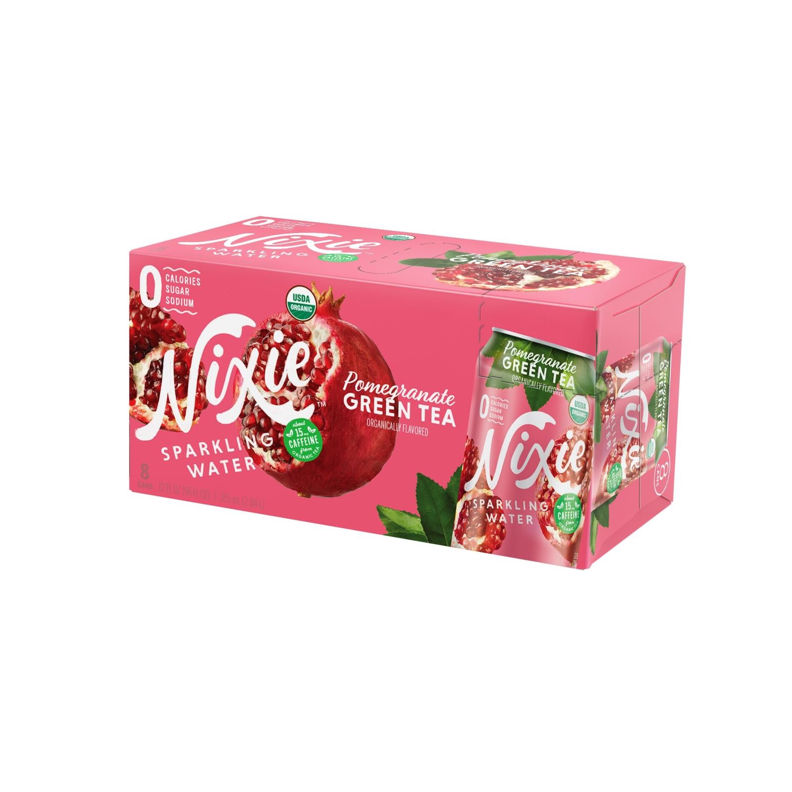 Nixie Sparkling Water - Sparkling Water Pomgrn - Case Of 3 - 8/12 Fz - GreatEagleInc