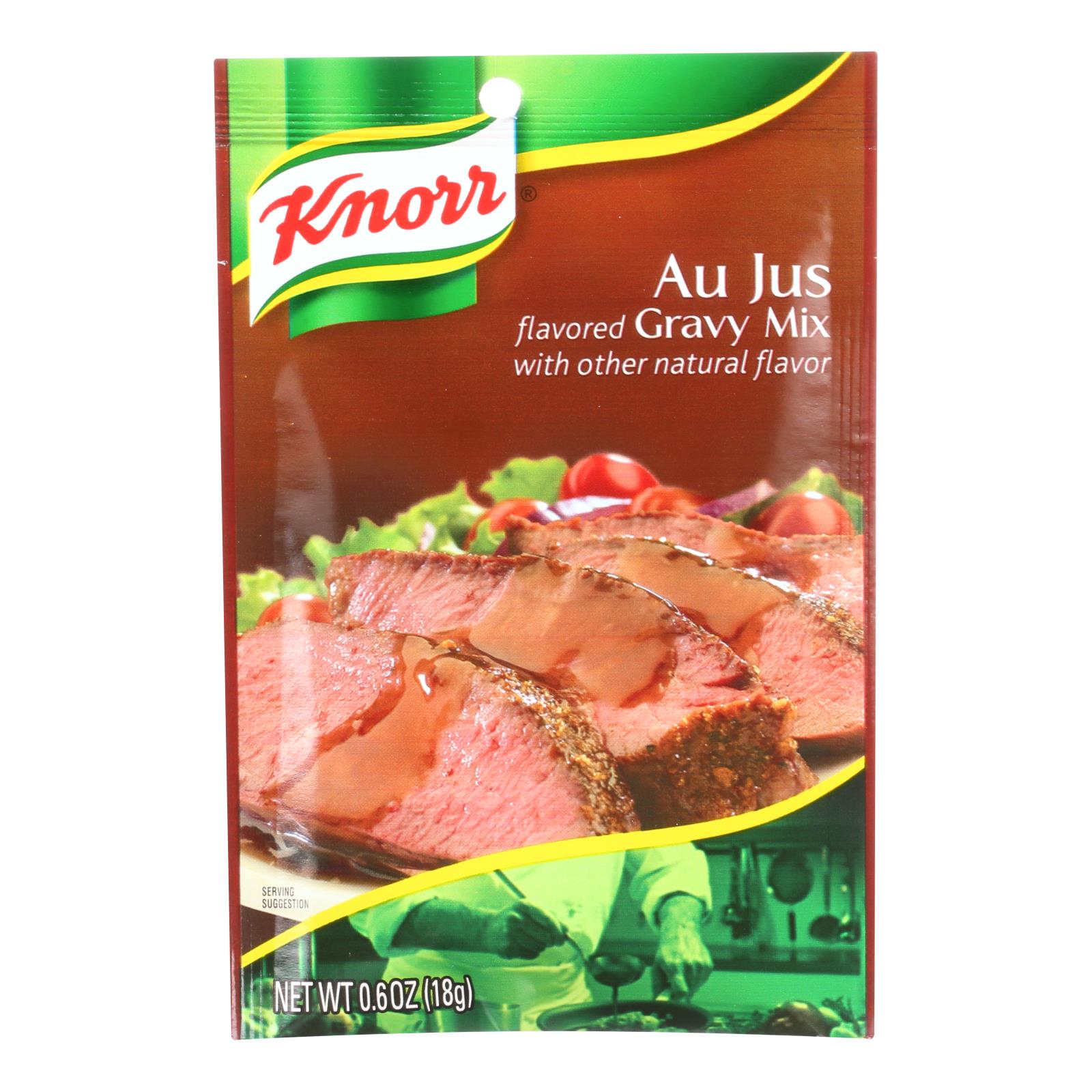 Knorr Gravy Mix - Au Jus - .6 Oz - Case Of 12 - GreatEagleInc