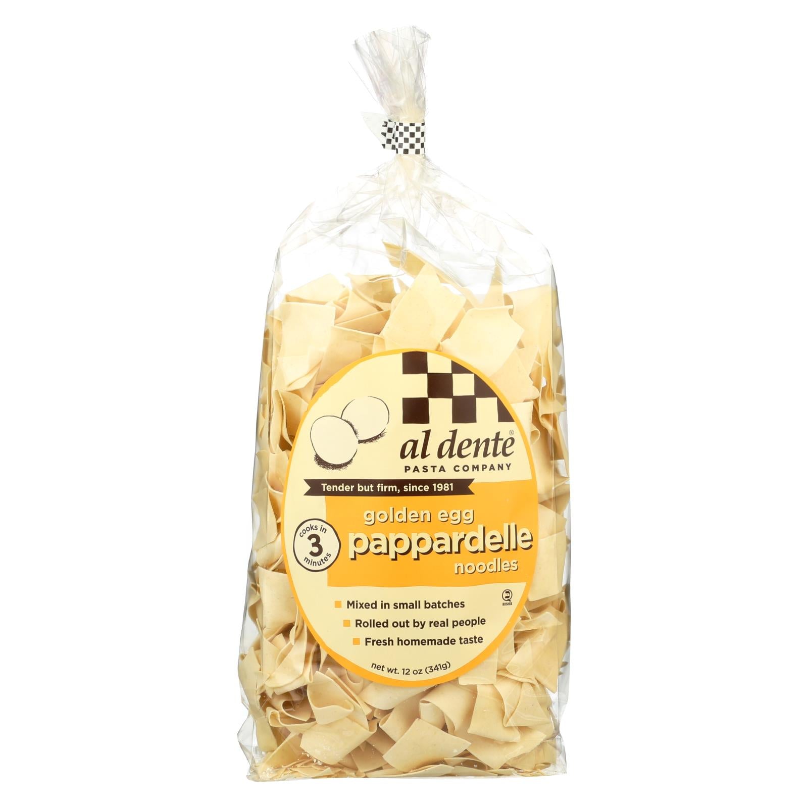 Al Dente - Pappardelle - Golden Egg - Case Of 6 - 12 Oz. - GreatEagleInc