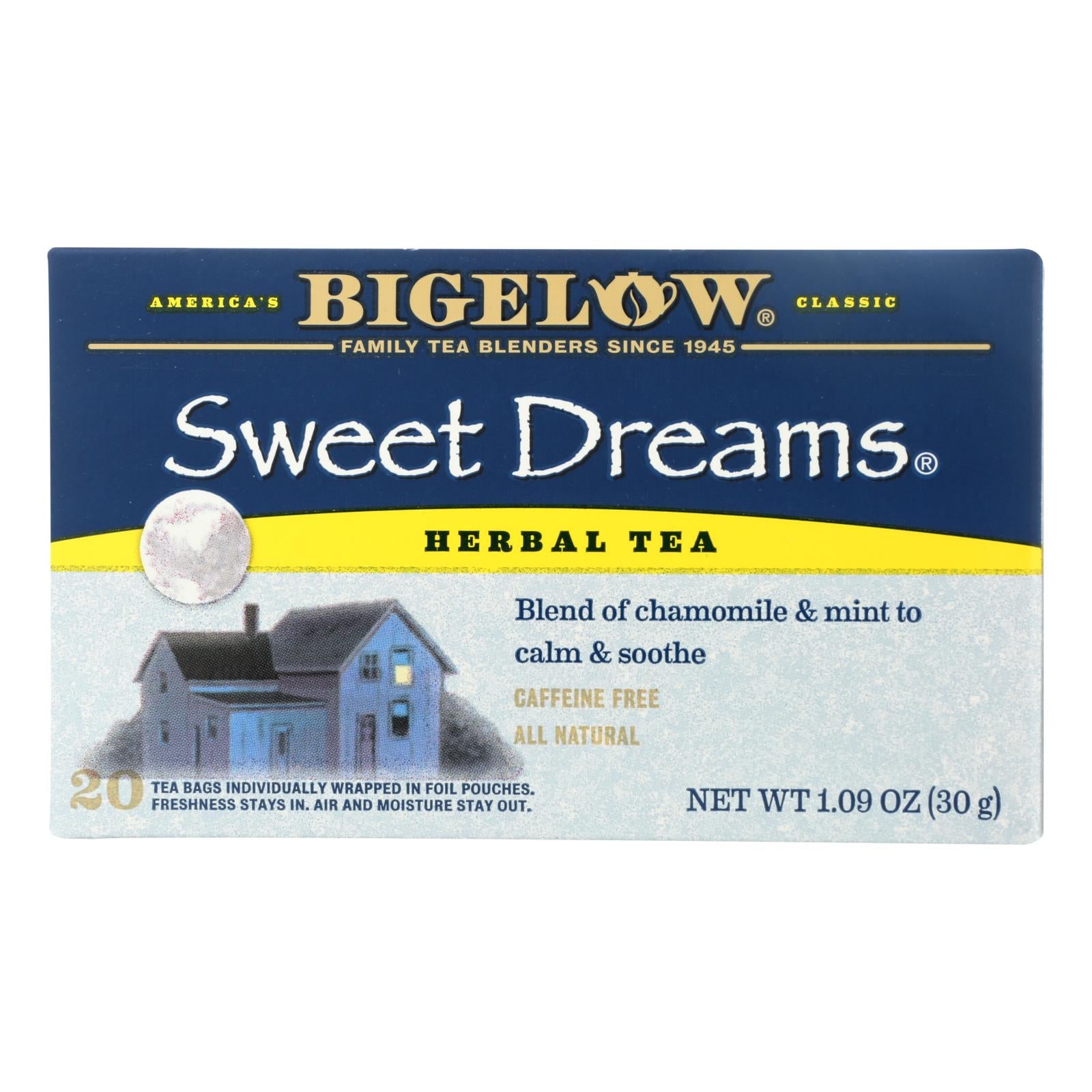 Bigelow Tea Sweet Dreams Herb Tea - Case Of 6 - 20 Bag - GreatEagleInc