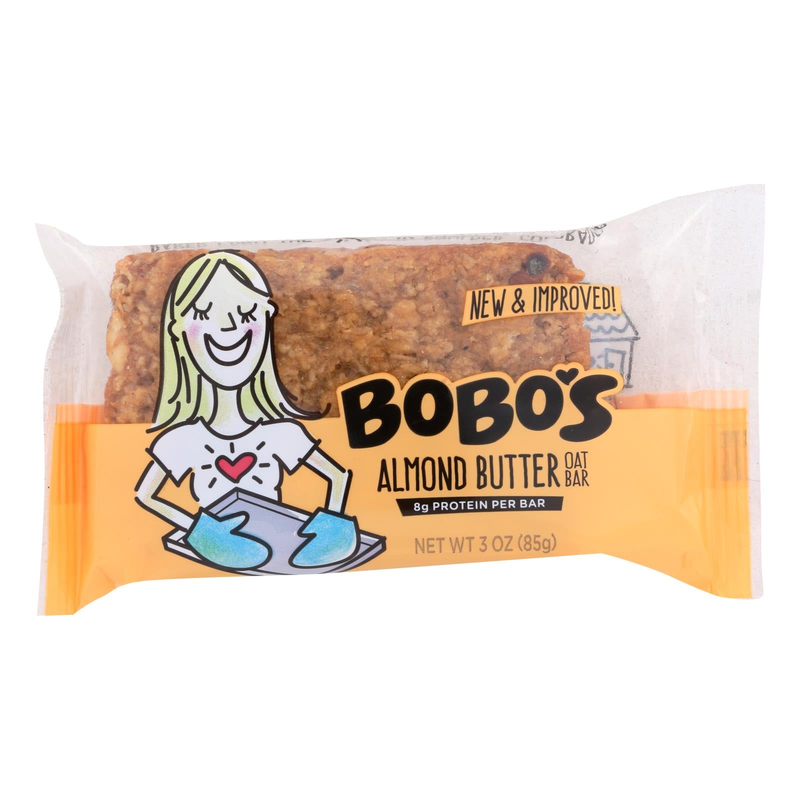 Bobo's Oat Bars - All Natural - Almond - 3 Oz Bars - Case Of 12 - GreatEagleInc