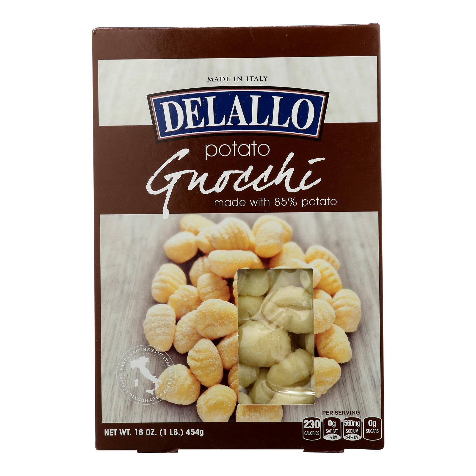 Delallo - Potato Gnocchi - Case Of 12 - 1 Lb. - GreatEagleInc