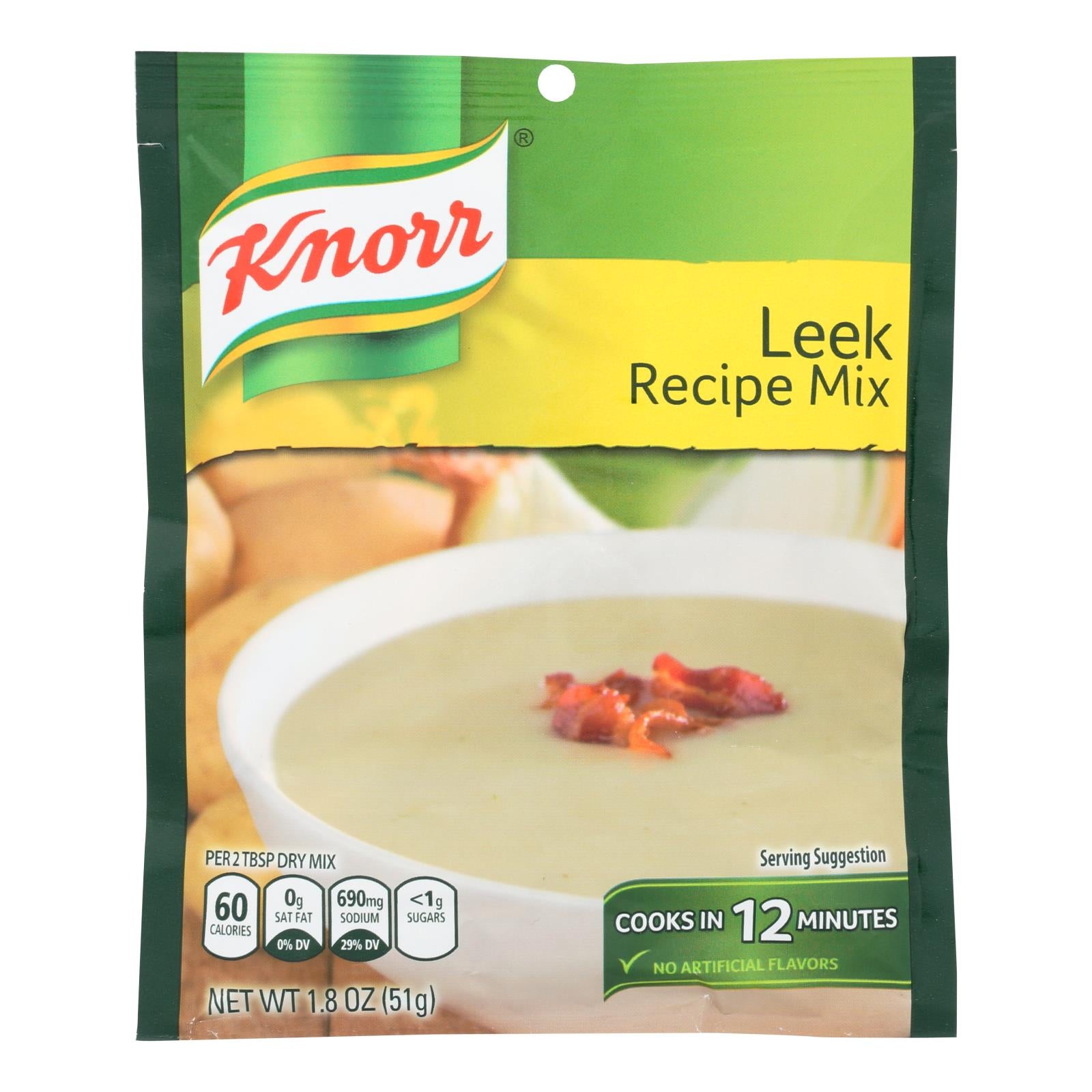 Knorr Recipe Mixes - Leek - Case Of 12 - 1.8 Oz. - GreatEagleInc