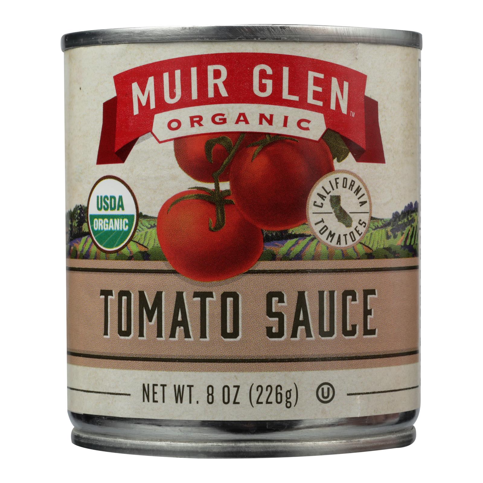 Muir Glen Organic Regualr Tomato Sauce - Case Of 24 - 8 Fl Oz - Eco-Friendly Home & Grocery