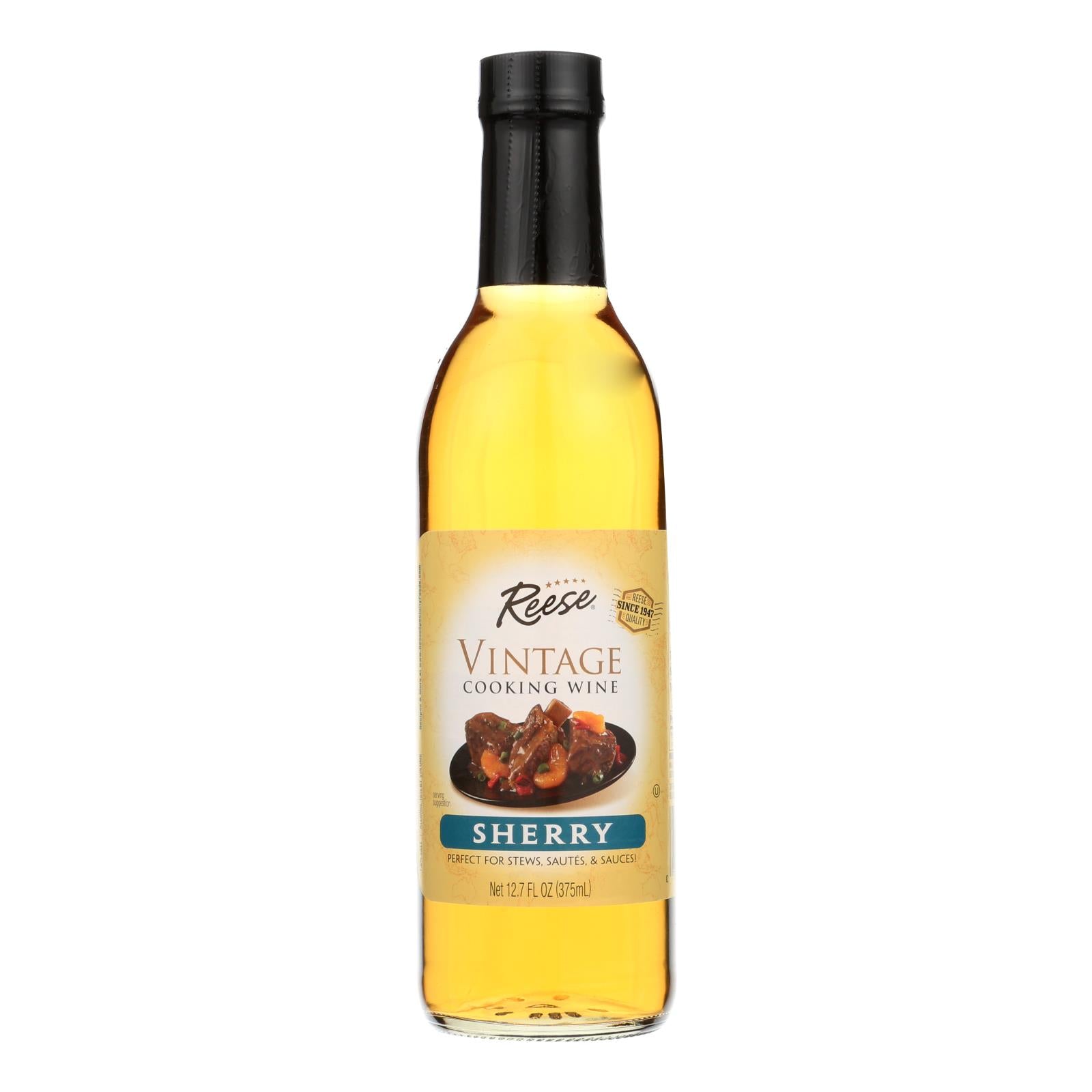 Reese Sherry Cooking Wine - Case Of 6 - 12.7 Fl Oz. - GreatEagleInc