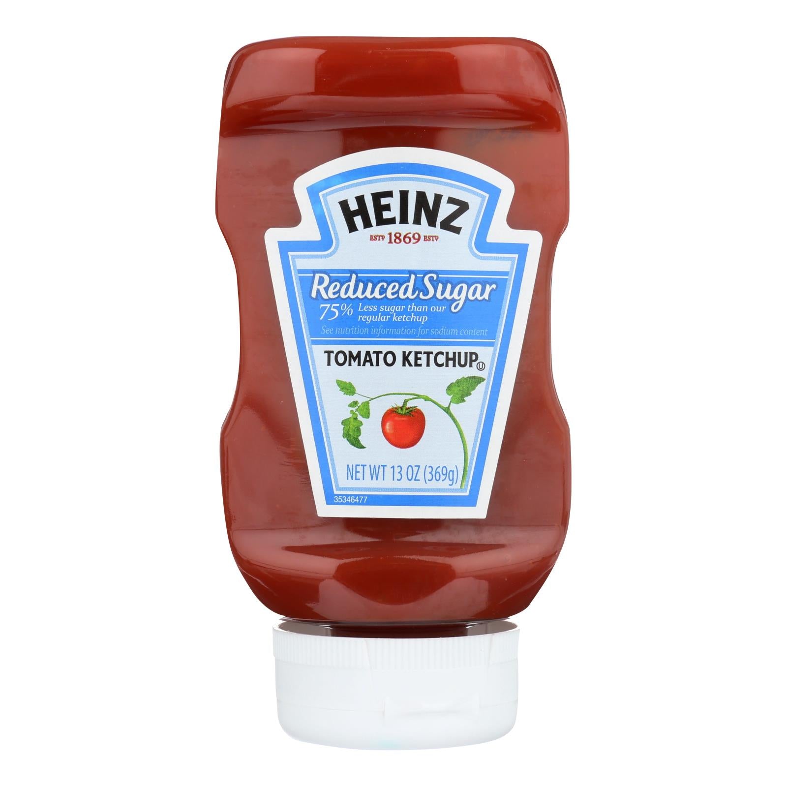 Heinz Ketchup, Reduced Sugar  - Case Of 6 - 13 Oz - GreatEagleInc