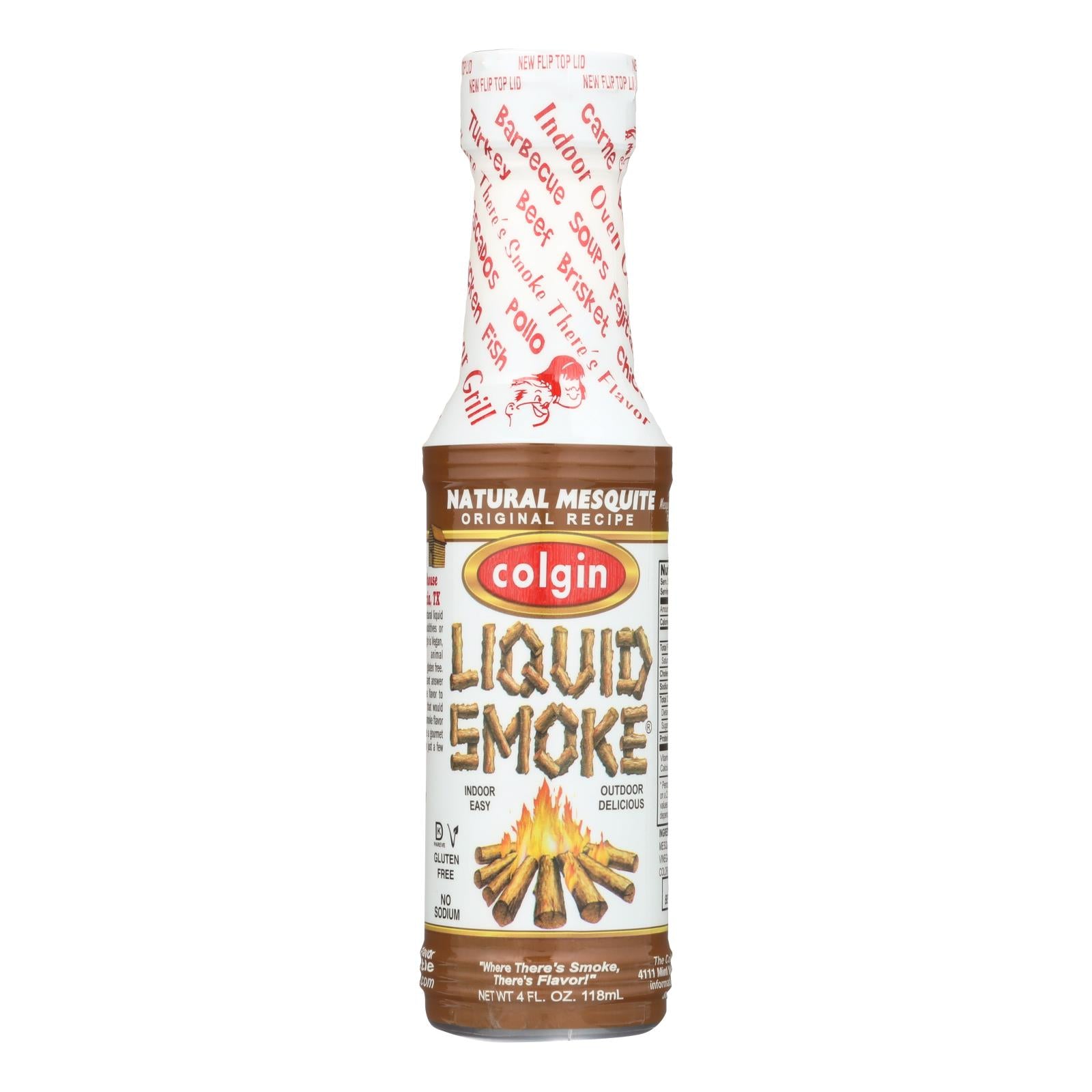 Colgin - Liquid Smoke Mesquite - Case Of 6-4 Fz - GreatEagleInc