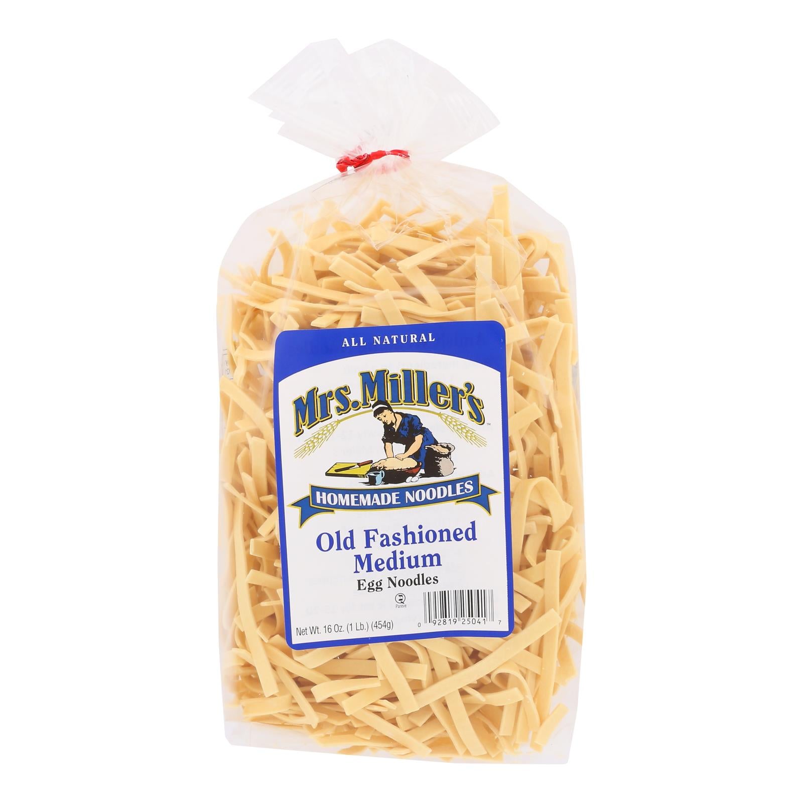 Mrs. Miller's Homemade Noodles - Old Fashioned Egg Noodles - Case Of 6 - 16 Oz. - GreatEagleInc