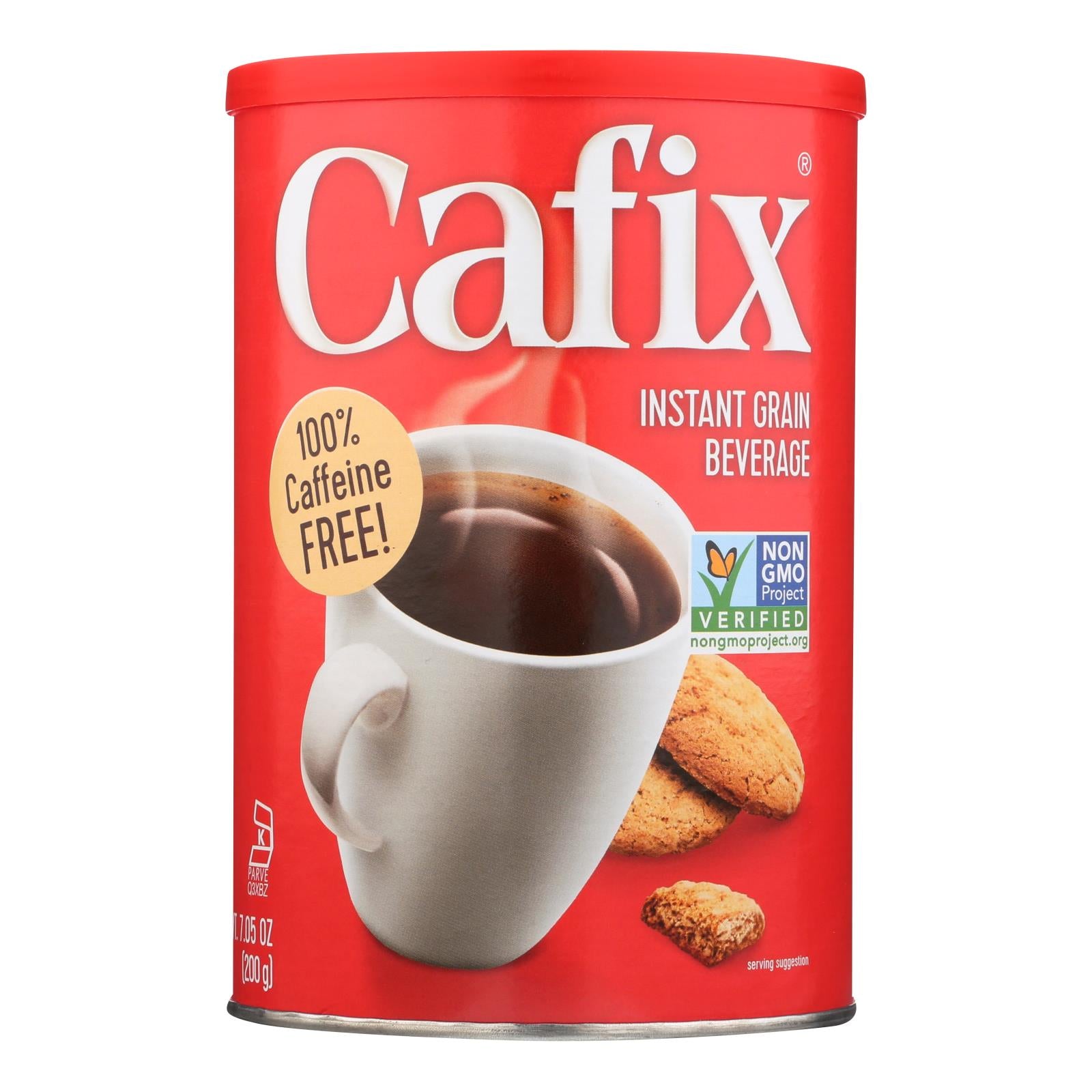 Cafix All Natural Instant Beverage Coffee Substitute - Caffeine Free - Case Of 6 - 7.05 Oz. - GreatEagleInc