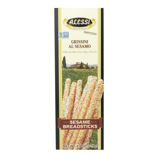 Alessi - Breadsticks - Sesame - Case Of 12 - 4.4 Oz. - Eco-Friendly Home & Grocery