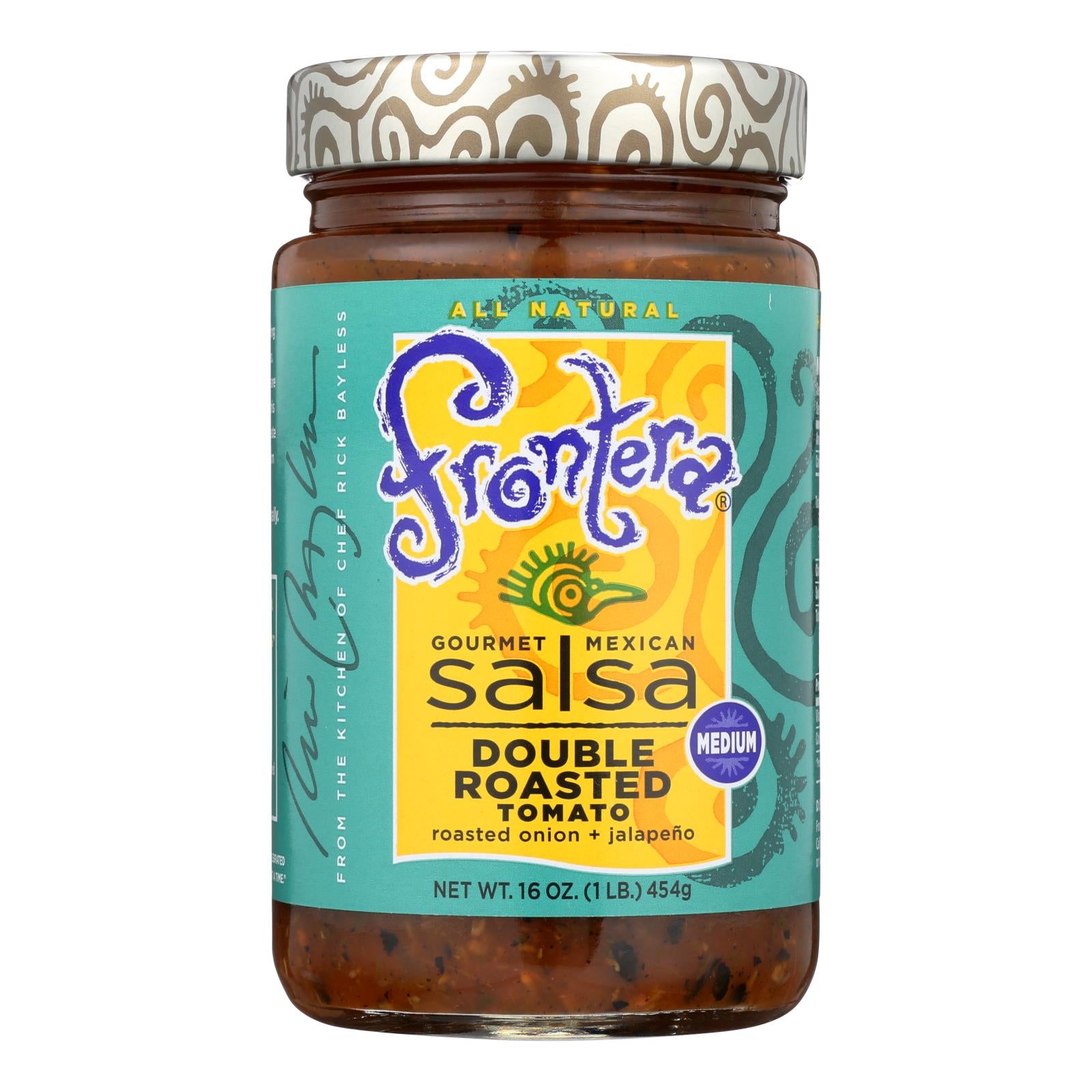 Frontera Foods Double Roasted Tomato Salsa - Tomato Salsa - Case Of 6 - 16 Oz. - GreatEagleInc