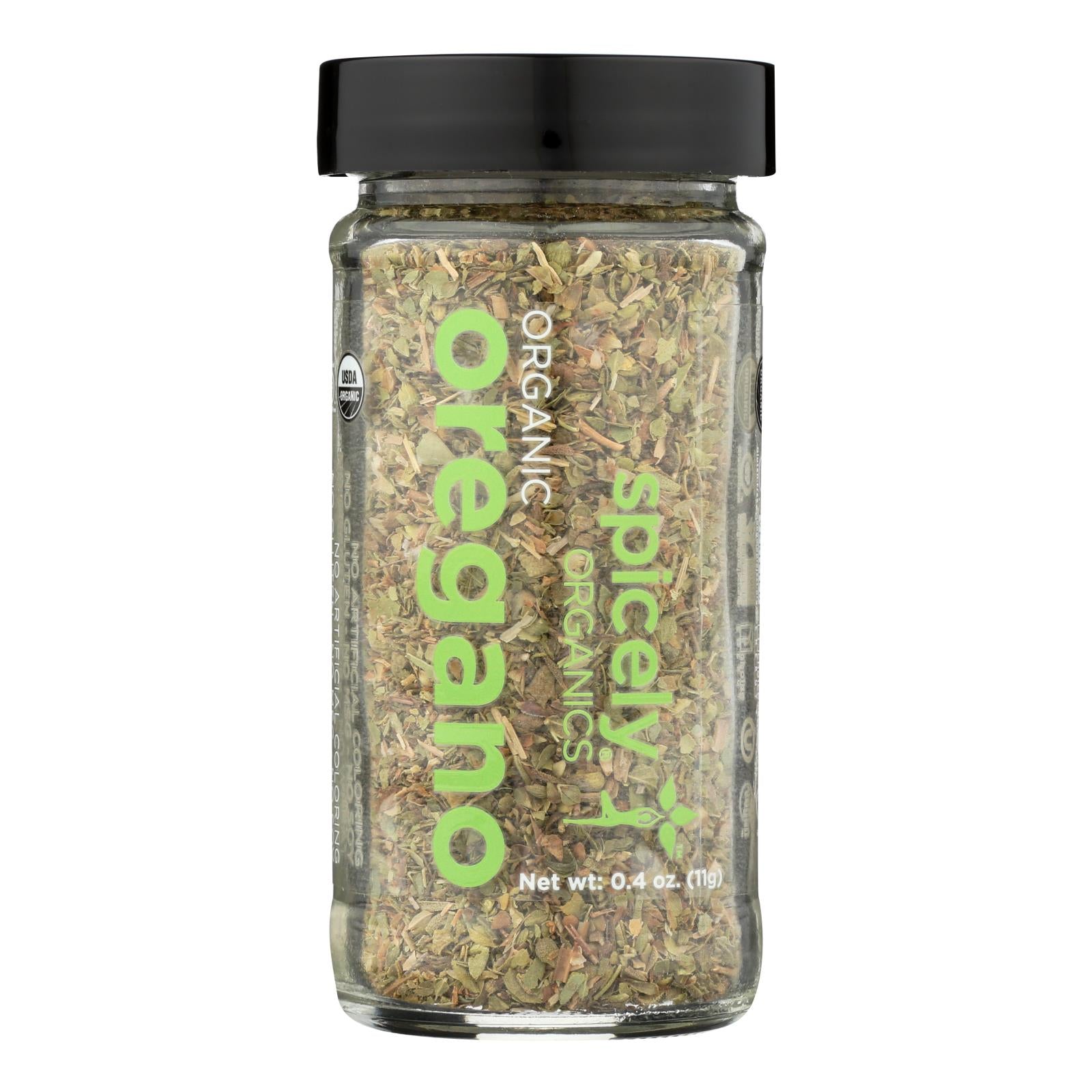 Spicely Organics - Organic Oregano - Case Of 3 - 0.4 Oz. - GreatEagleInc