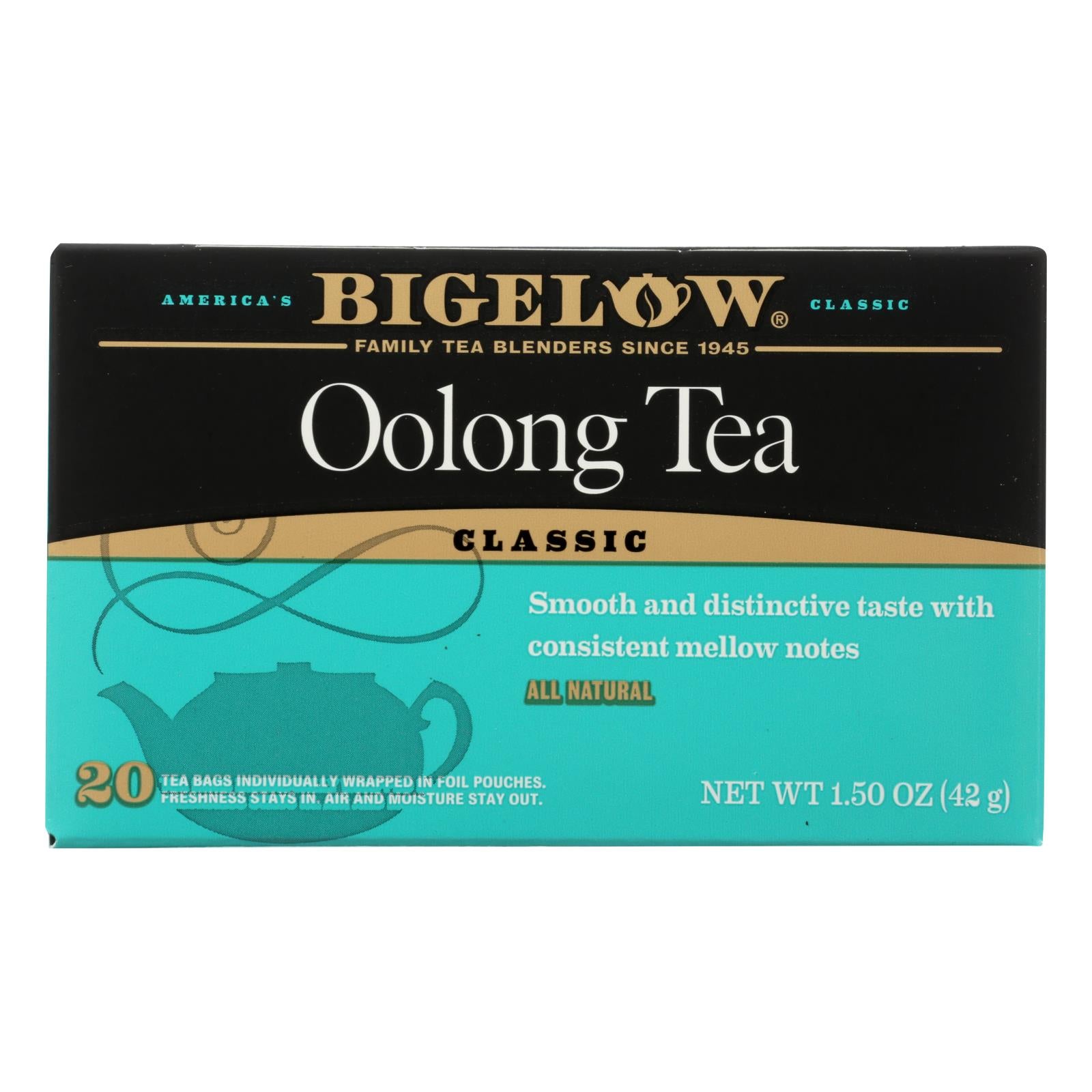 Bigelow Tea Tea - Oolong - Case Of 6 - 20 Bag - Eco-Friendly Home & Grocery