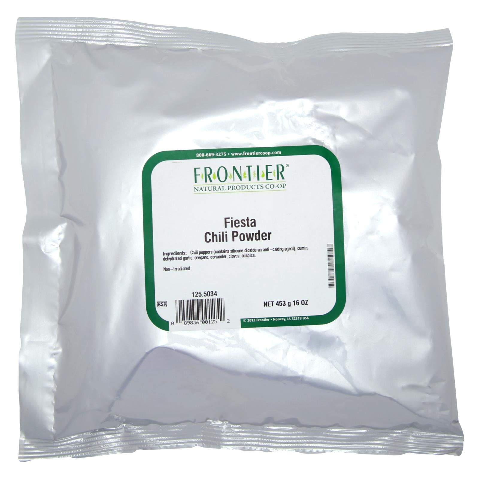 Frontier Herb Chili Powder Seasoning Blend Fiesta - Single Bulk Item - 1lb - GreatEagleInc