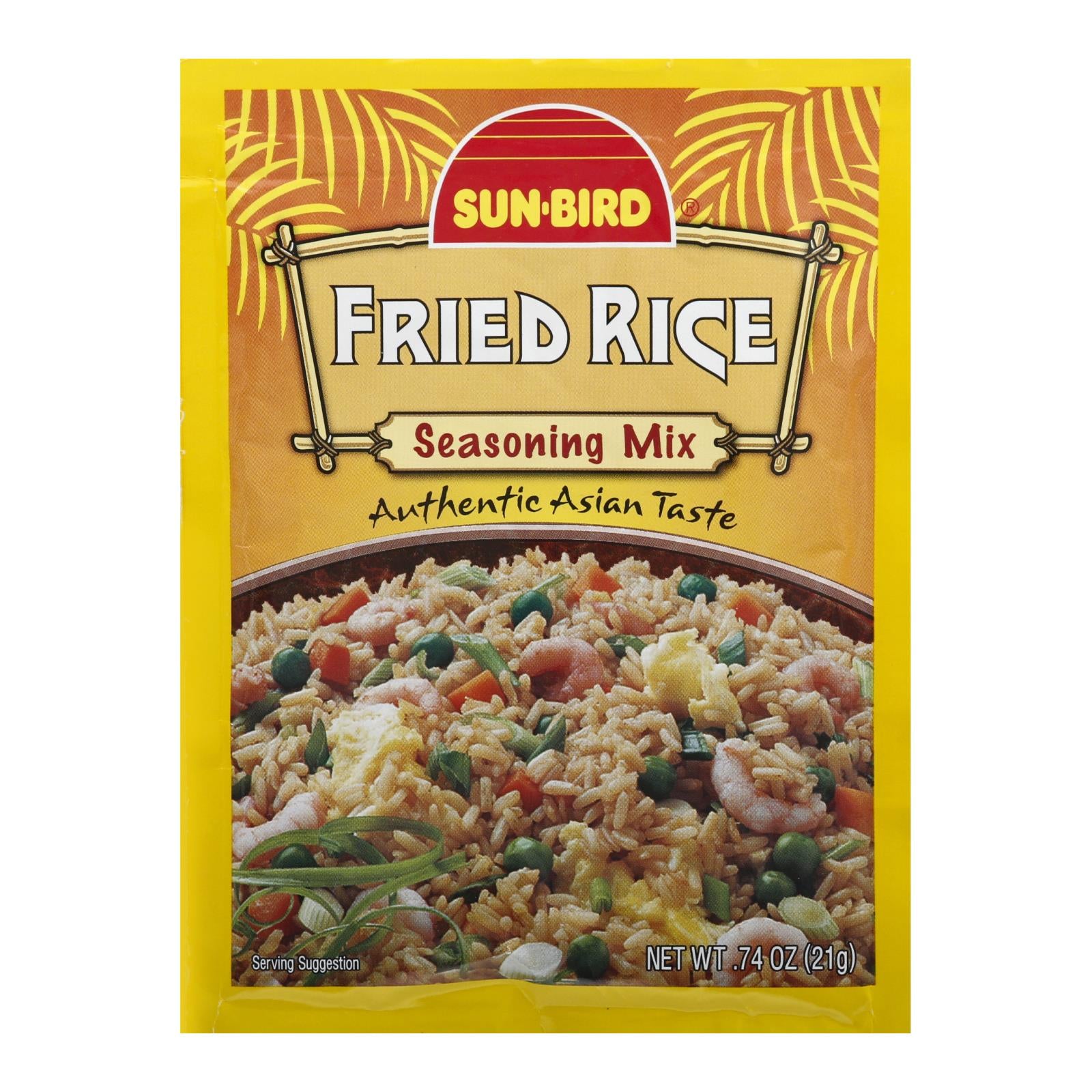 Sunbird Seasoning Mix - Fired Rice - Case Of 24 - 0.75 Oz. - GreatEagleInc