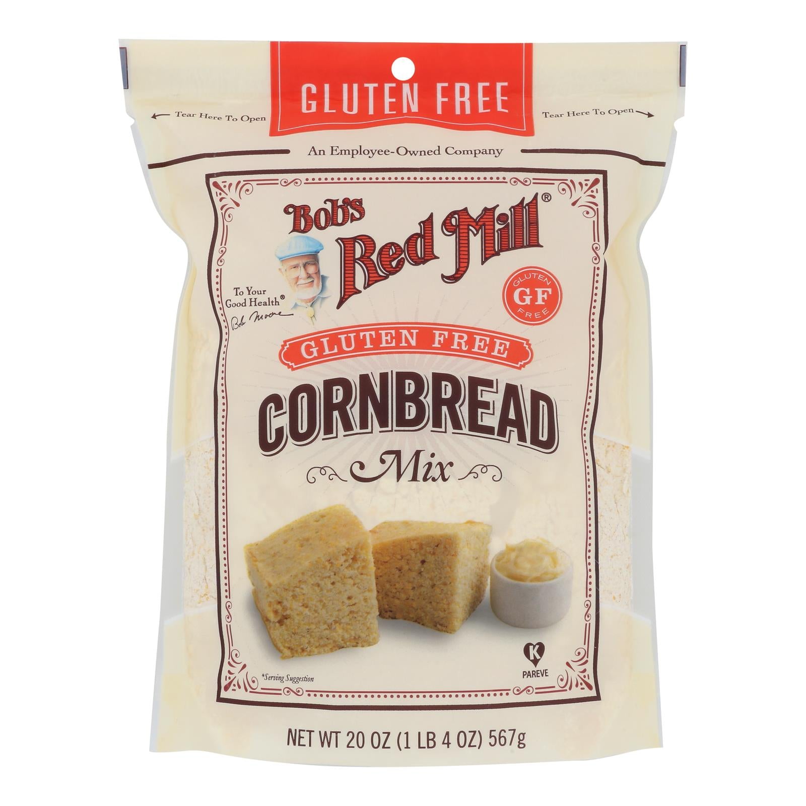Bob's Red Mill - Cornbread Mix Gluten Free - Case Of 4-20 Oz - GreatEagleInc