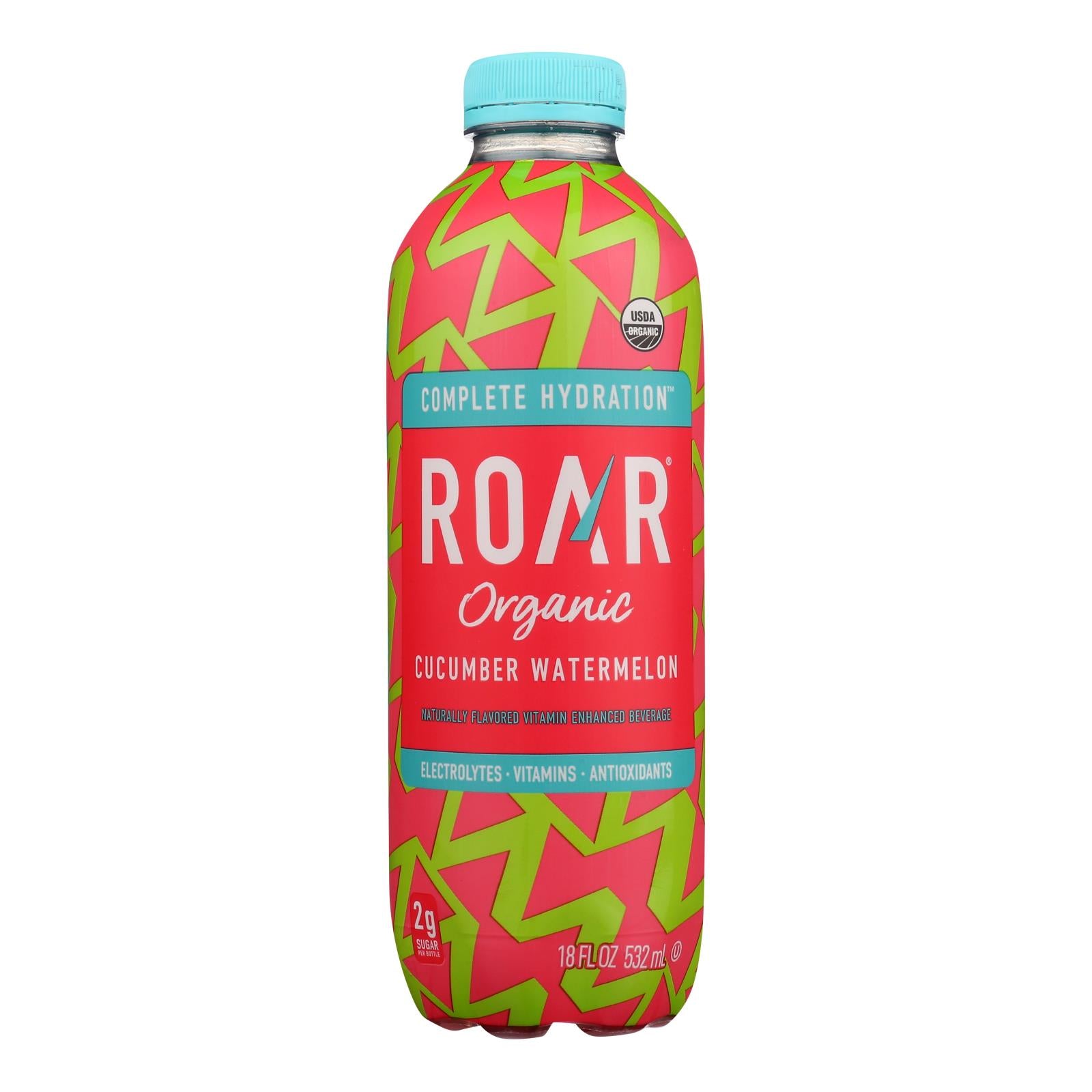 Roar Organic - Water Ccumber Watrmln - Case Of 12-18 Fz - GreatEagleInc