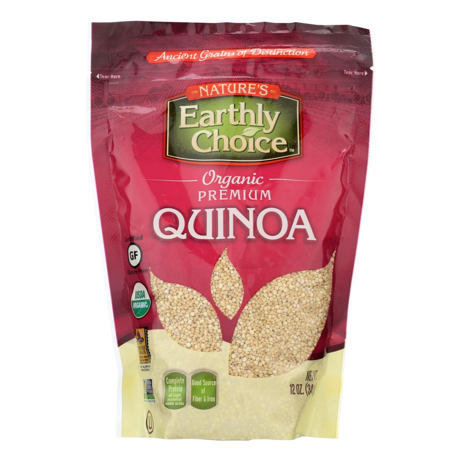Nature's Earthly Choice Premium Quinoa - Case Of 6 - 12 Oz. - Eco-Friendly Home & Grocery