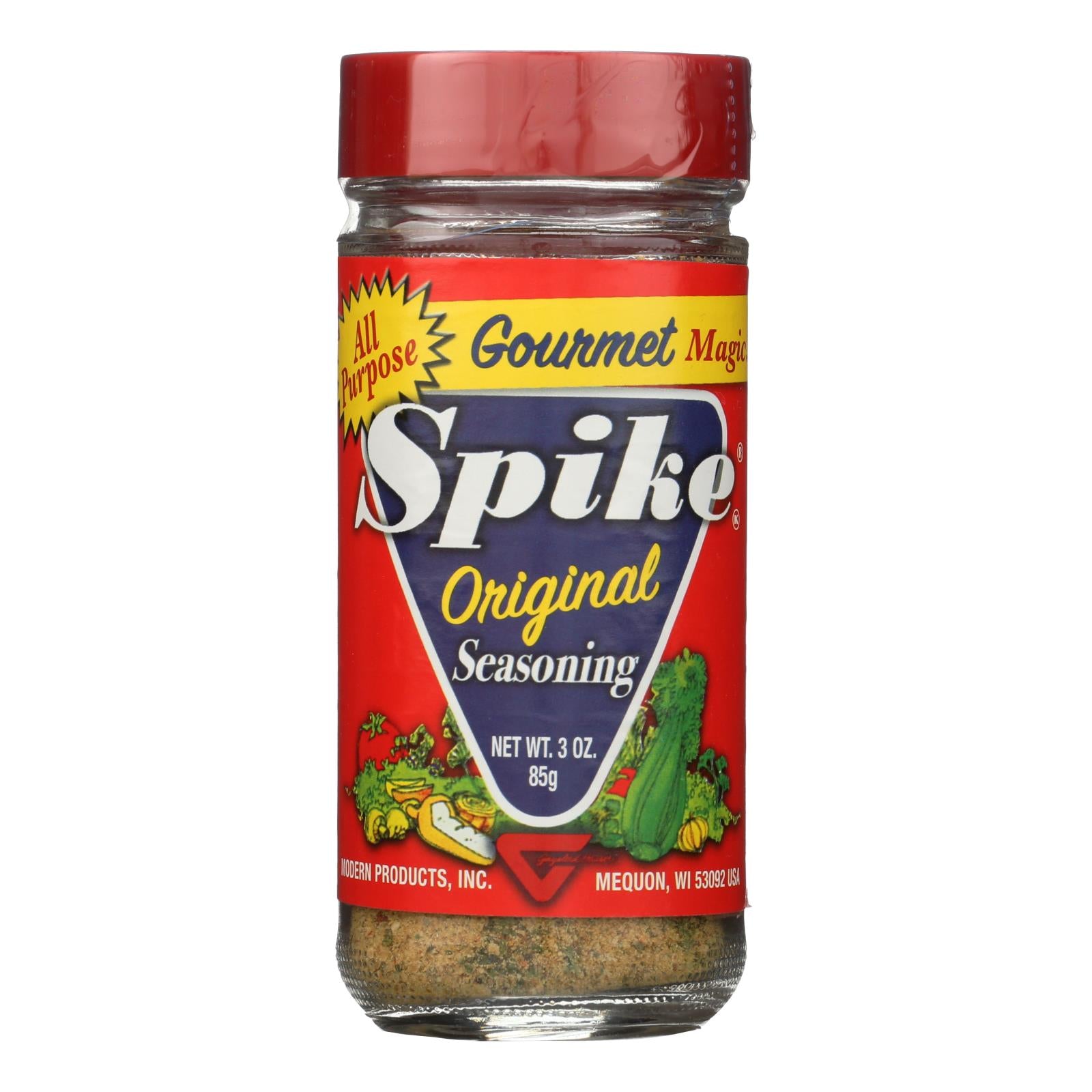 Modern Products Spike Gourmet Natural Seasoning - Original Magic - 3 Oz - Case Of 6 - GreatEagleInc