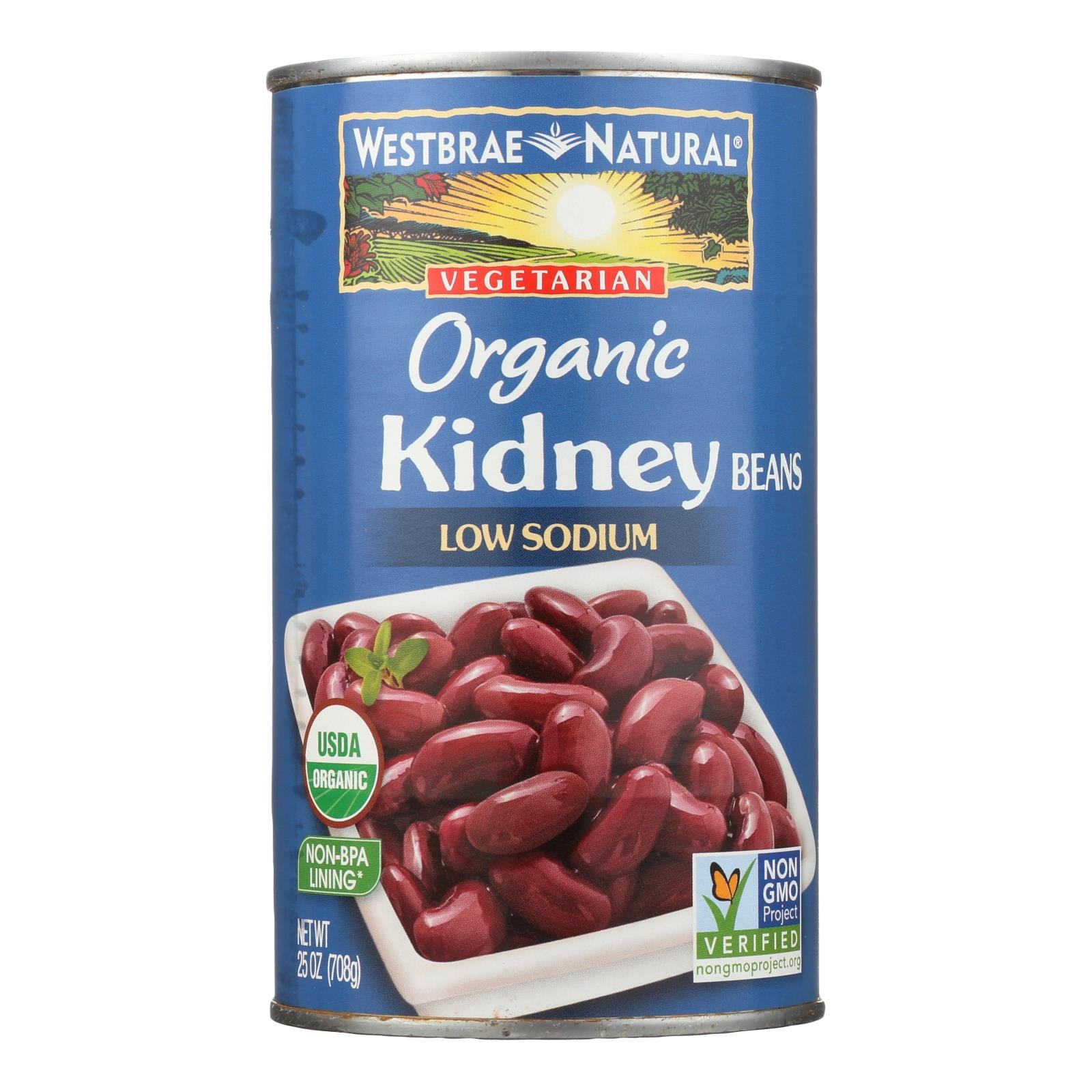 Westbrae Foods Organic Kidney Beans - Case Of 12 - 25 Oz. - GreatEagleInc
