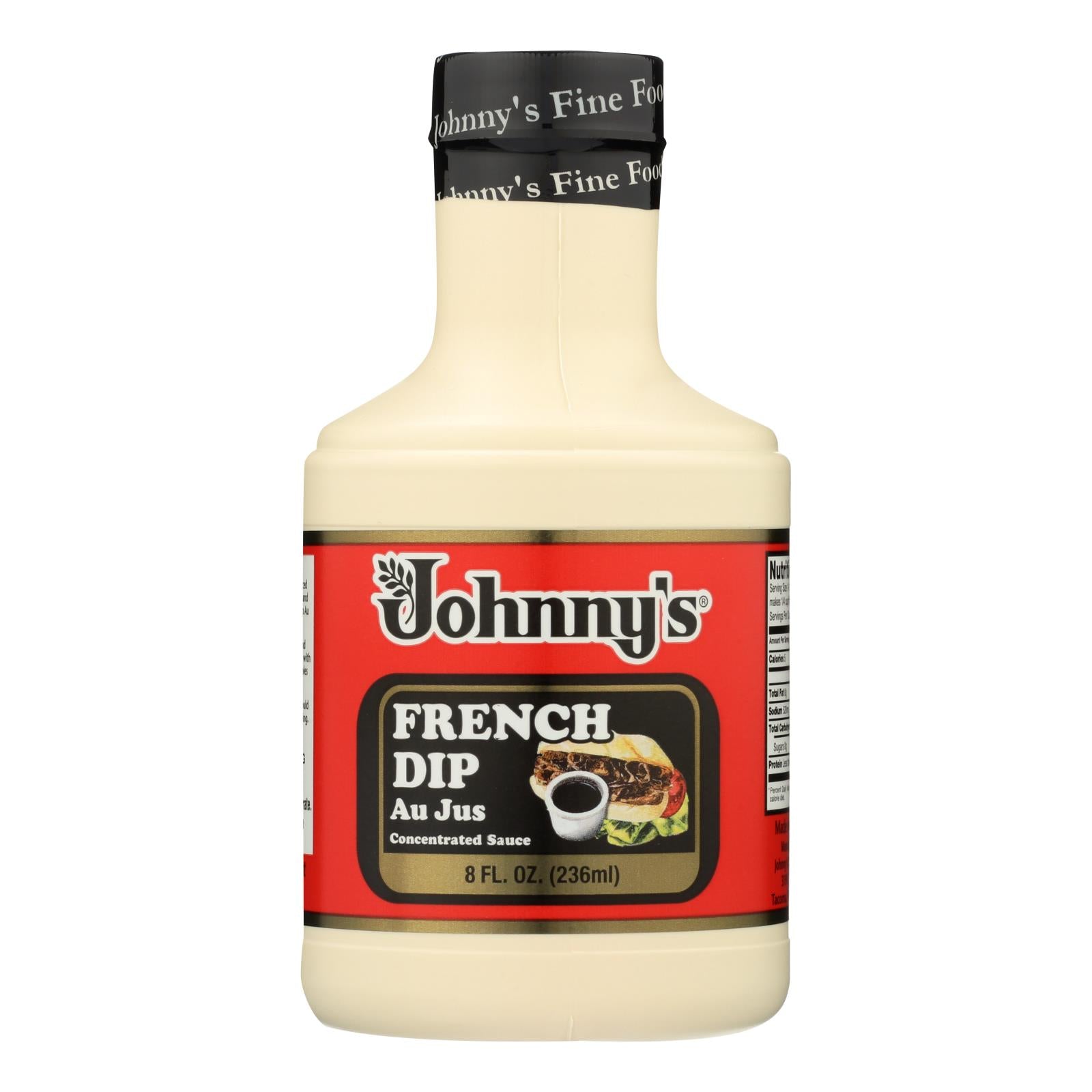 Johnny's - French Dip Au Jus Concentrated Sauce - Case Of 6 - 8 Oz. - GreatEagleInc