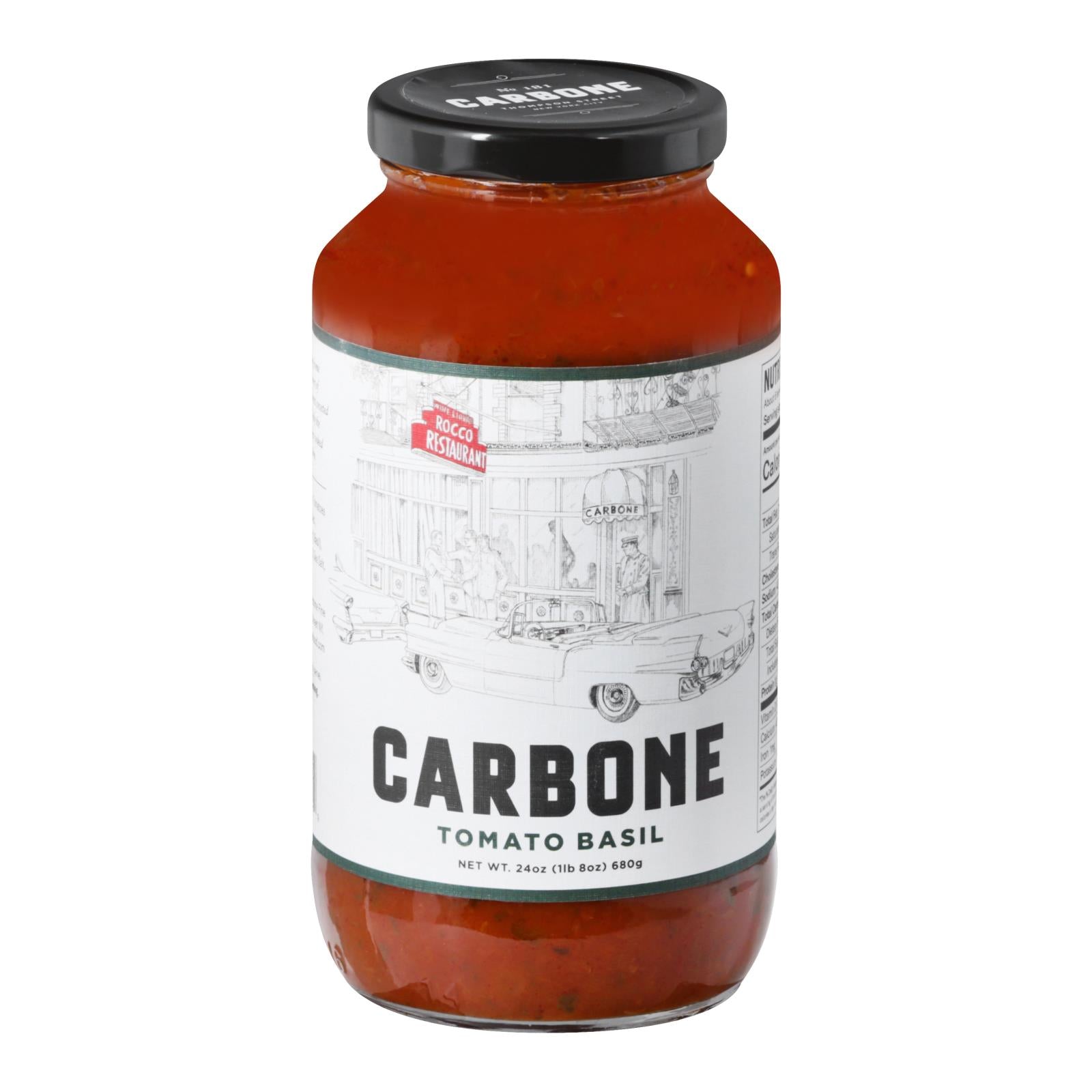 Carbone - Sauce Tomato Basil - Case Of 6-24 Oz - GreatEagleInc