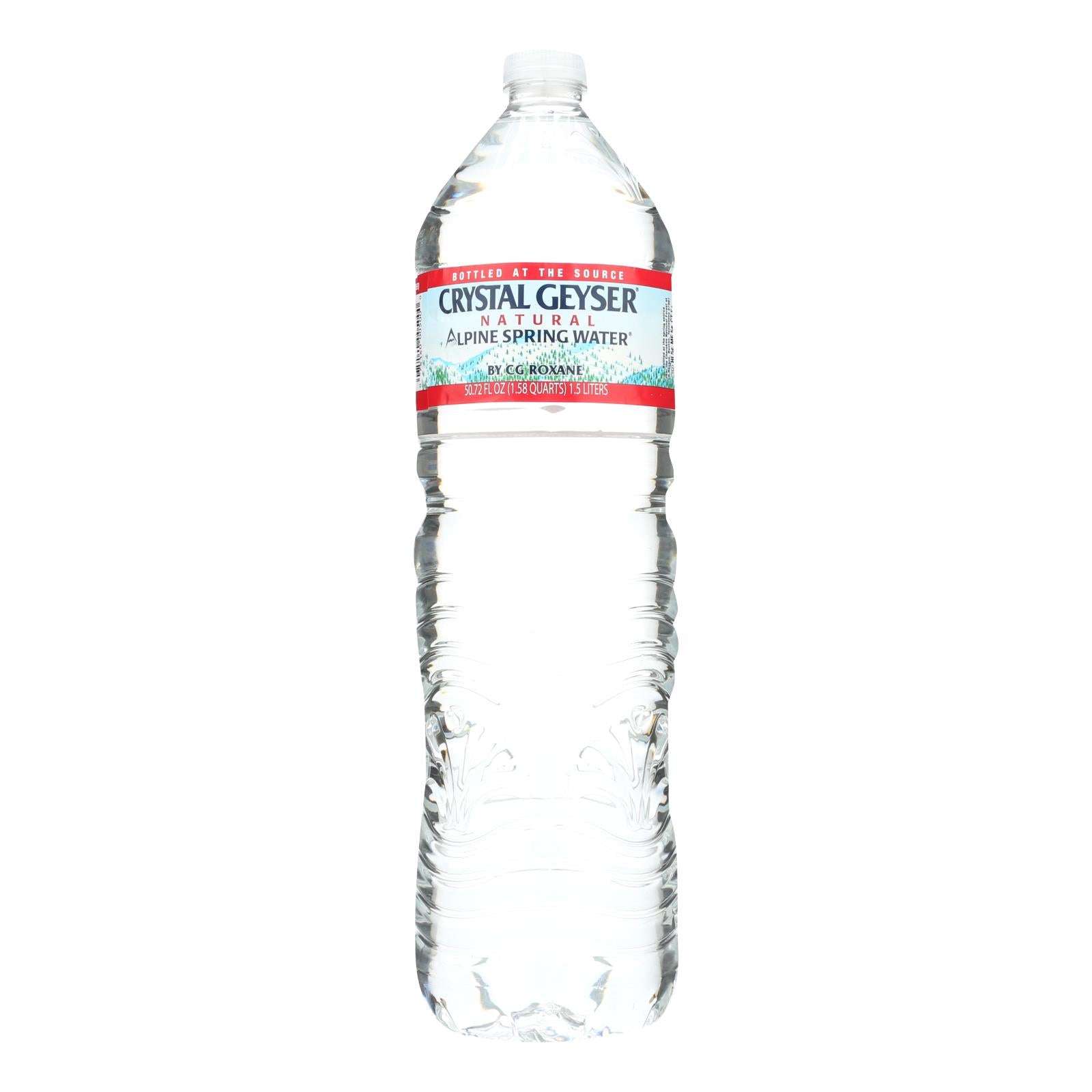 Crystal Geyser Alpine Spring Water - Case Of 12 - 50.7 Fl Oz. - GreatEagleInc