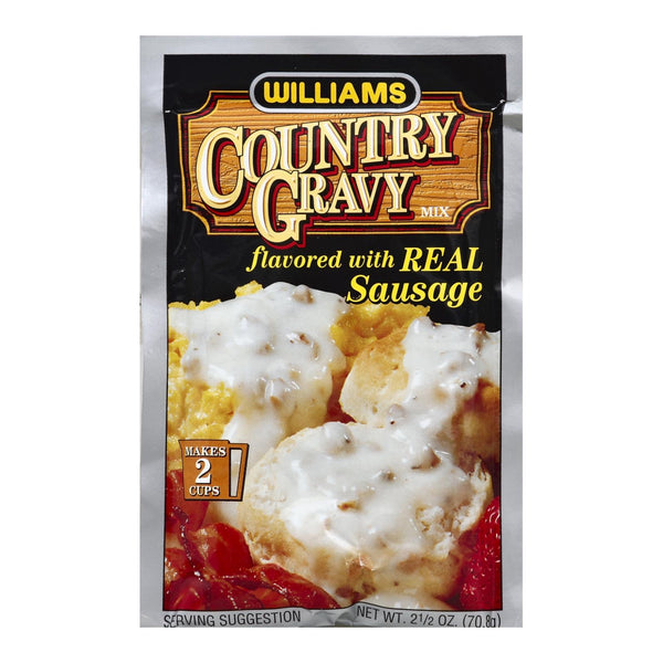 Williams Country Gravy - Real Sausage - Case Of 12 - 2.5 Oz. - GreatEagleInc