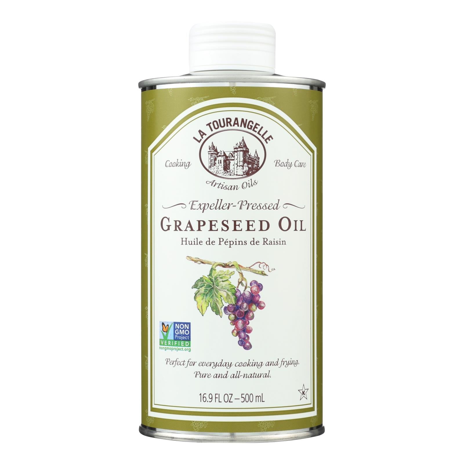 La Tourangelle Grapeseed Oil - Case Of 6 - 16.9 Fl Oz. - GreatEagleInc